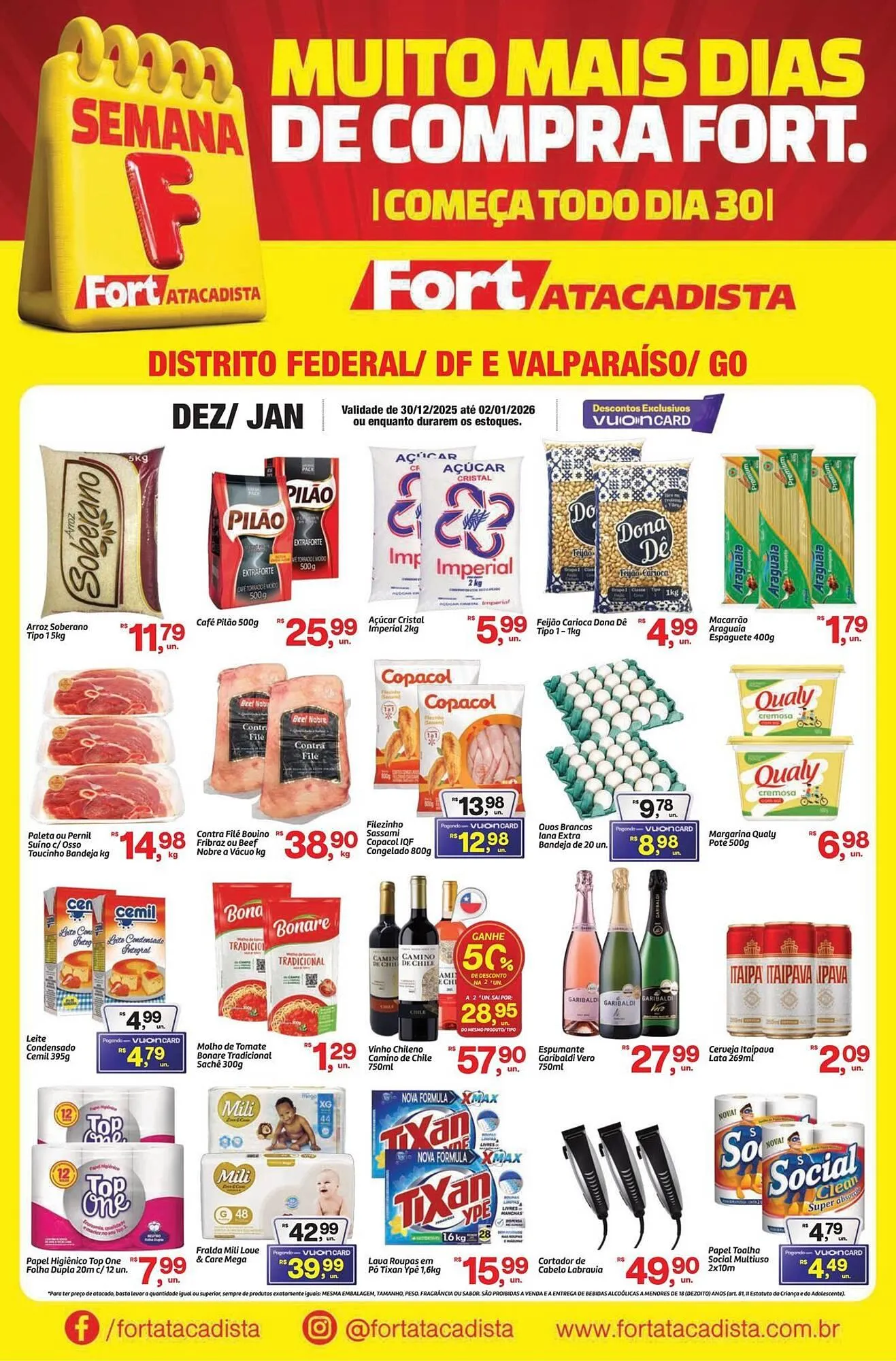 Encarte de Tabloide Fort Atacadista 30 de dezembro até 2 de janeiro 2026 - Pagina 1