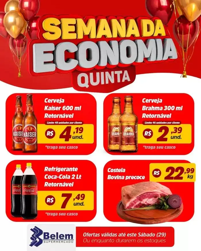 Encarte de Encarte Belem Supermercados 28 de março até 29 de março 2025 - Pagina 3