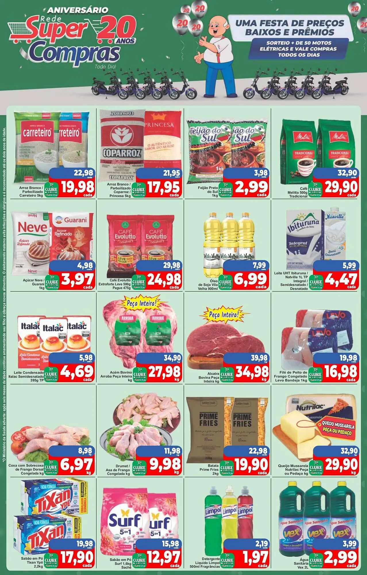 Encarte de Catálogo Rede Super Compras 18 de agosto até 21 de agosto 2025 - Pagina 1