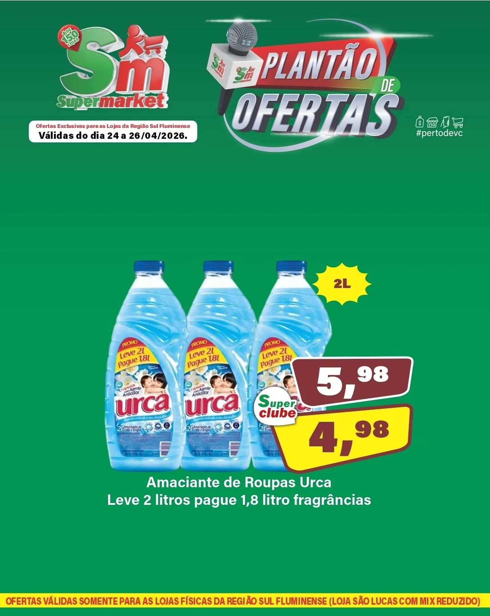 Encarte de Catálogo Floresta Supermercados 24 de abril até 26 de abril 2026 - Pagina 4