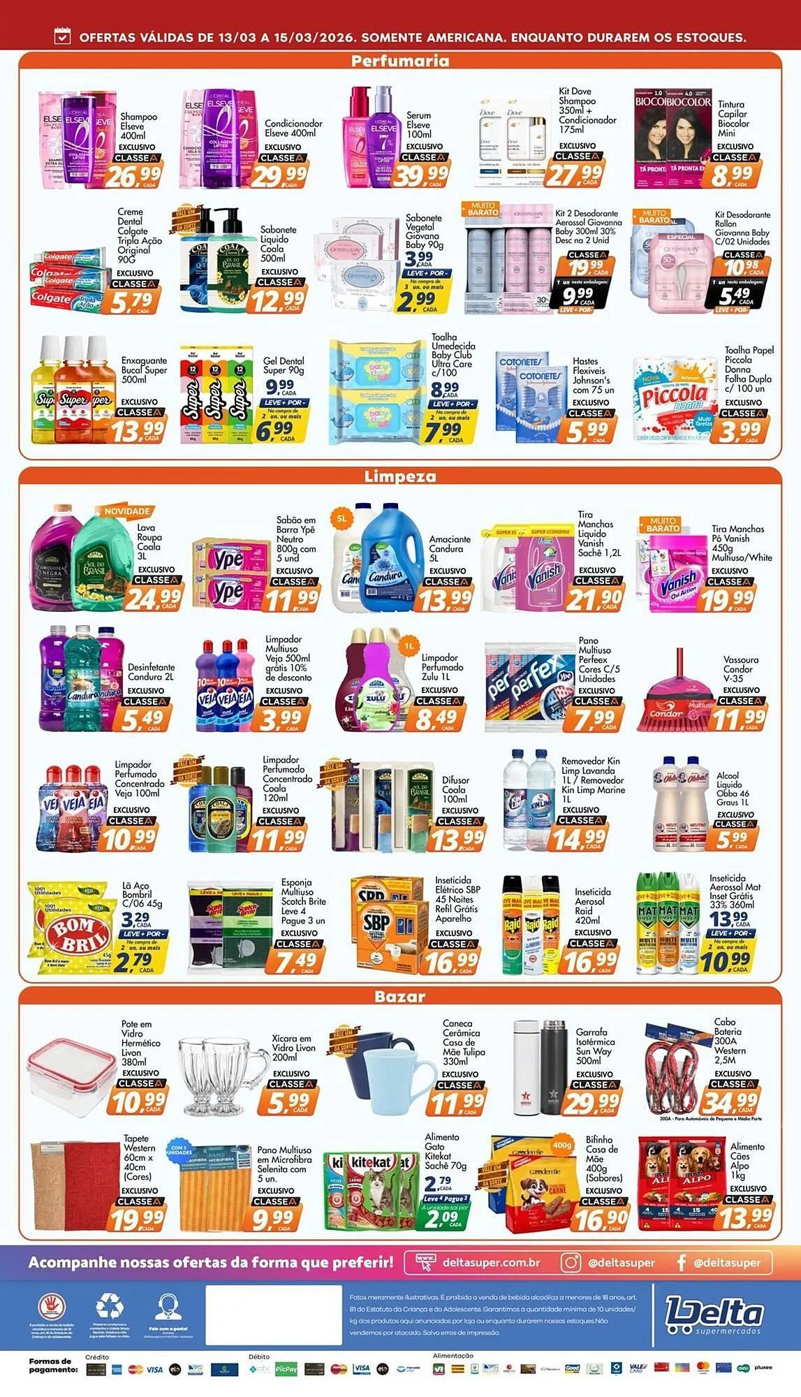 Encarte de Catálogo Delta Supermercados 13 de março até 15 de março 2026 - Pagina 4