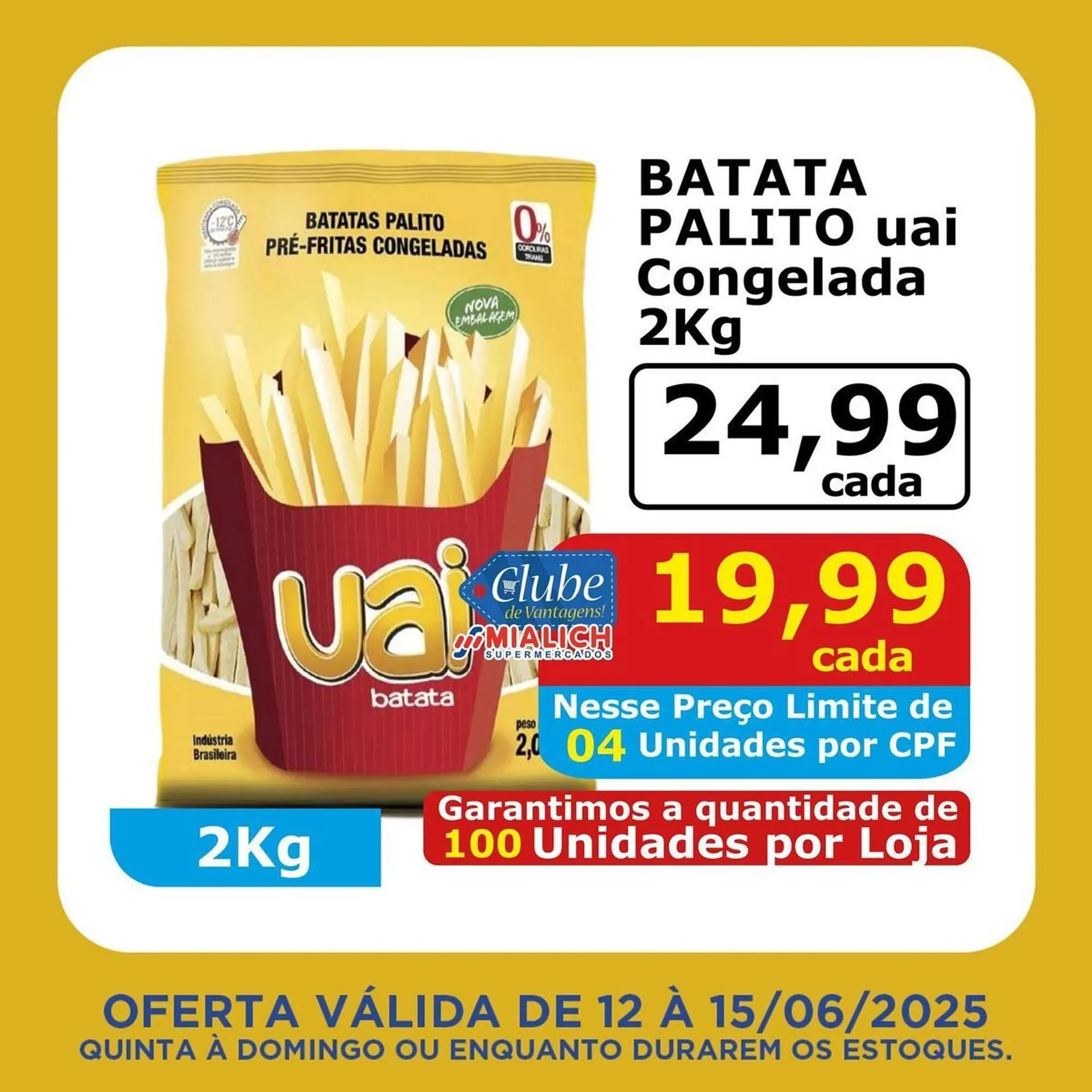 Encarte de Catálogo Mialich Supermercados 12 de junho até 15 de junho 2025 - Pagina 3