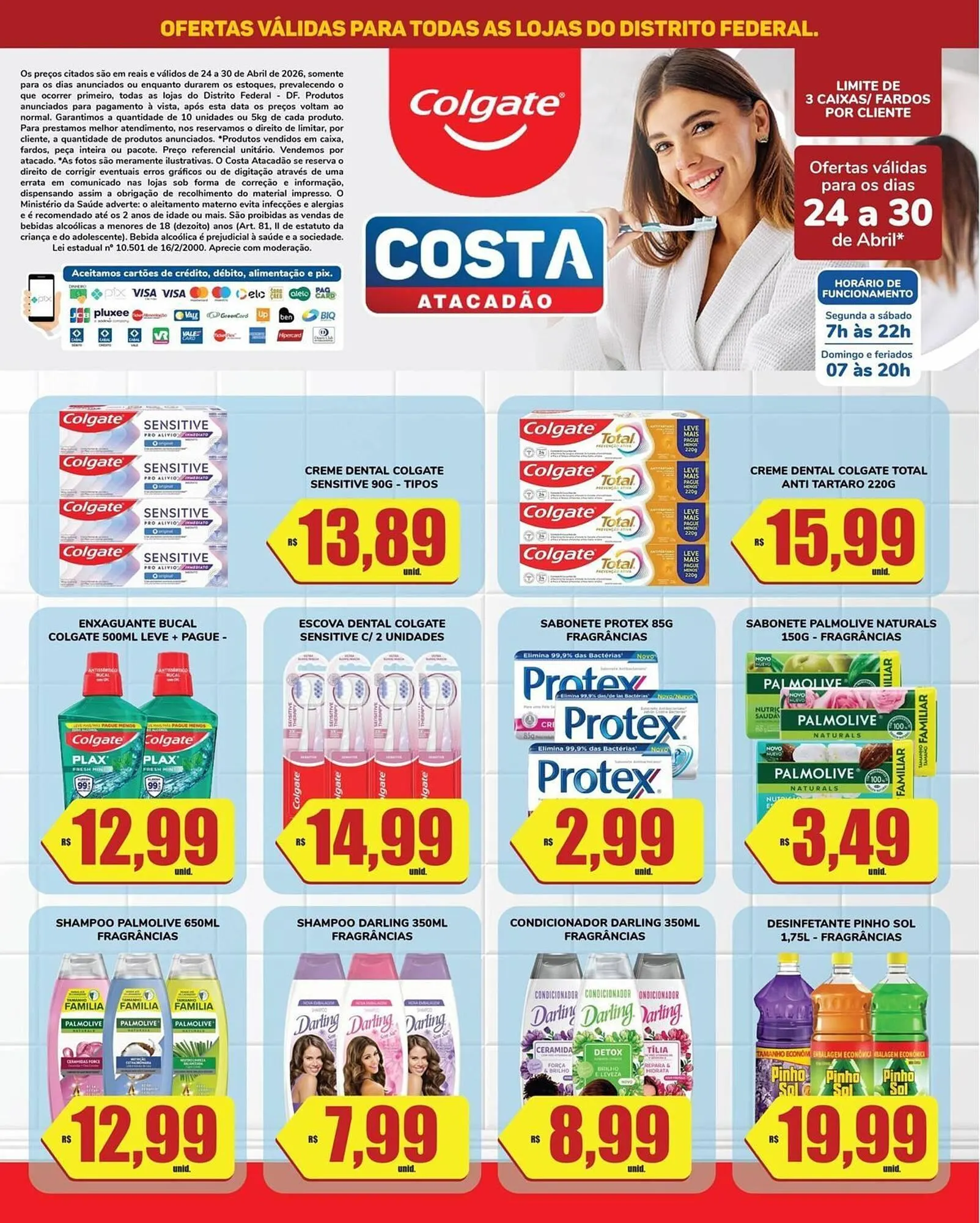 Encarte de Tabloide Costa Atacadão 24 de abril até 30 de abril 2026 - Pagina 1