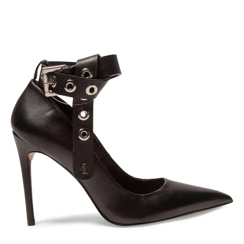 Scarpin Couro Confort Preto