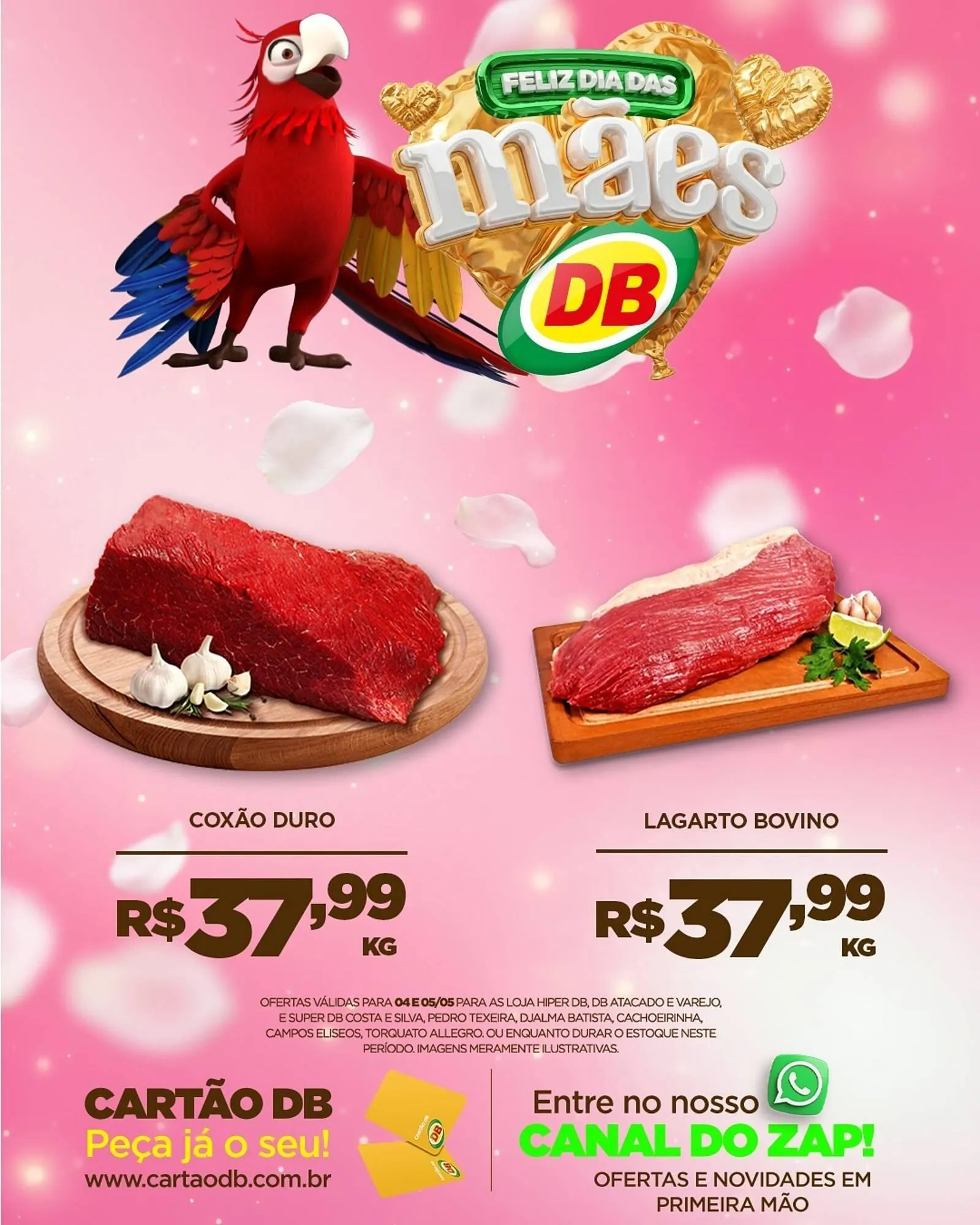 Encarte de Catálogo DB Supermercados 4 de maio até 5 de maio 2026 - Pagina 1