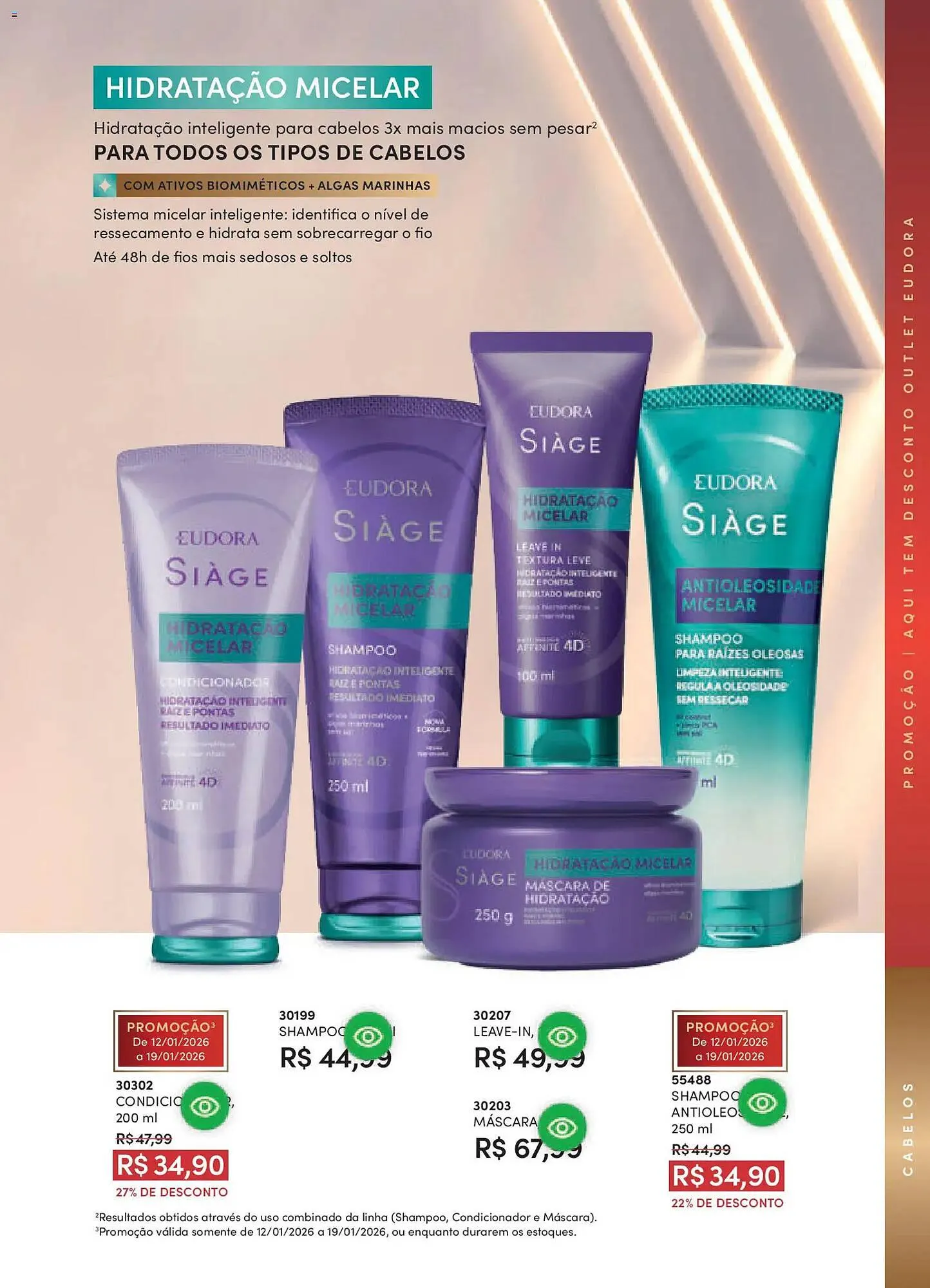 Encarte de Catálogo Eudora 8 de janeiro até 31 de janeiro 2026 - Pagina 46