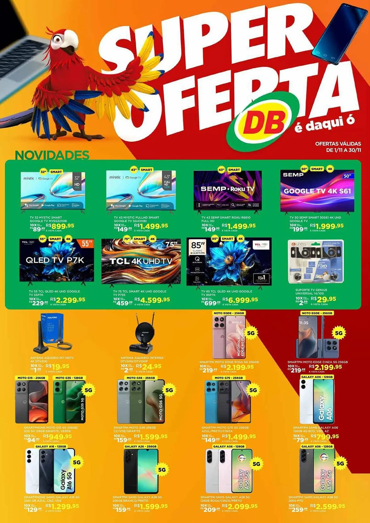 Encarte de Catálogo DB Supermercados 11 de novembro até 30 de novembro 2025 - Pagina 1