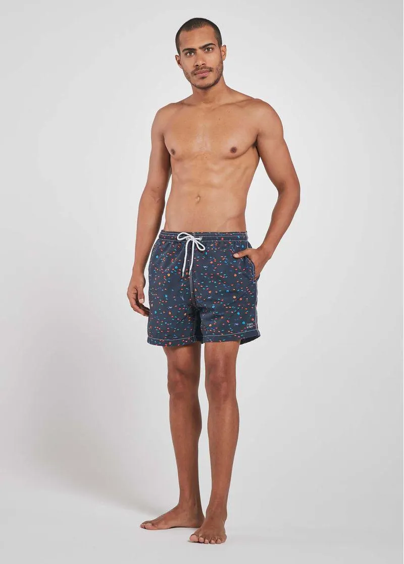 Shorts Masculino Beach Médio Estampado