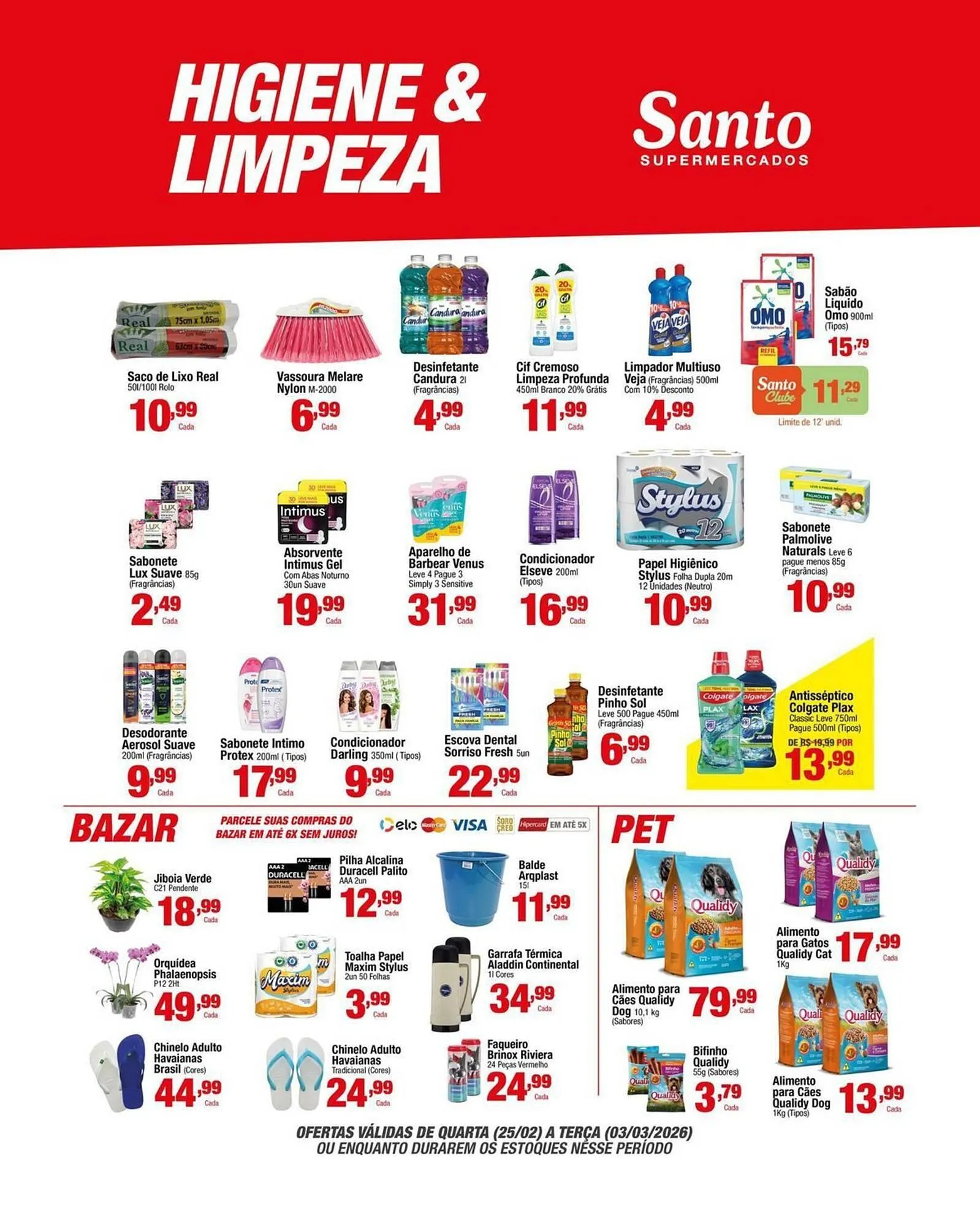 Encarte de Catálogo Santo Supermercados 26 de fevereiro até 3 de março 2026 - Pagina 9