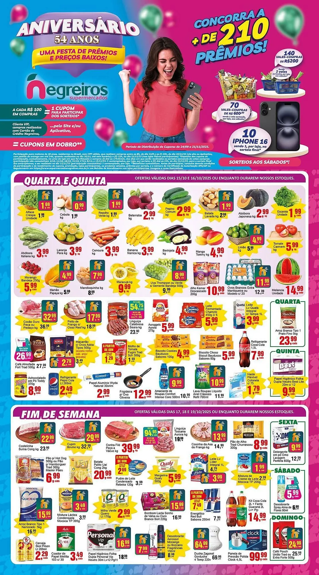 Encarte de Folheto Negreiros 15 de outubro até 21 de outubro 2025 - Pagina 1