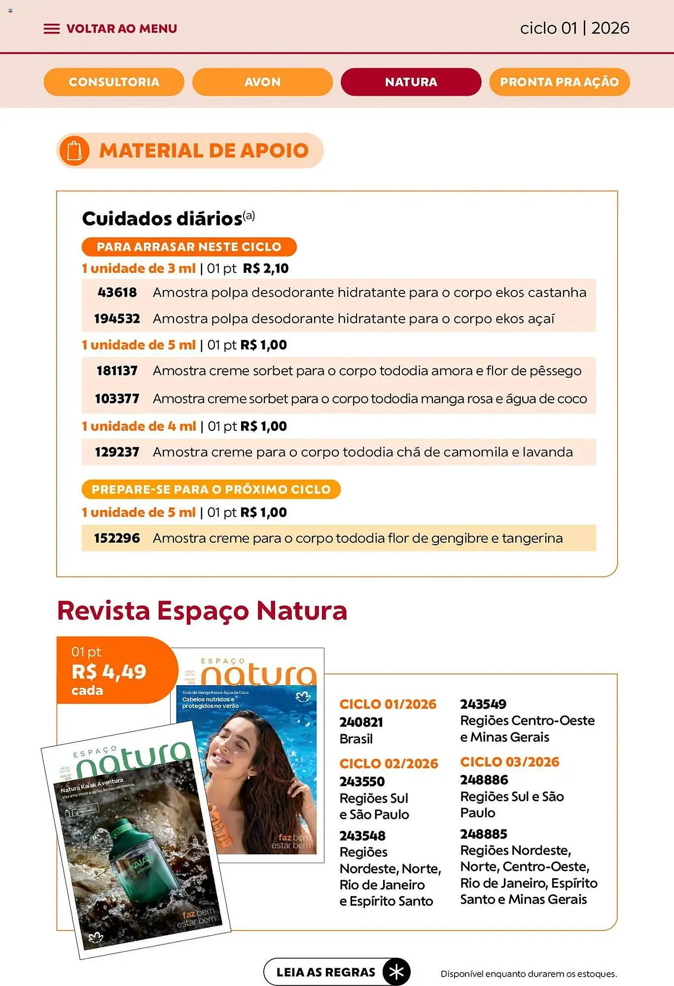 Encarte de Catálogo Avon 1 de janeiro até 31 de janeiro 2026 - Pagina 43