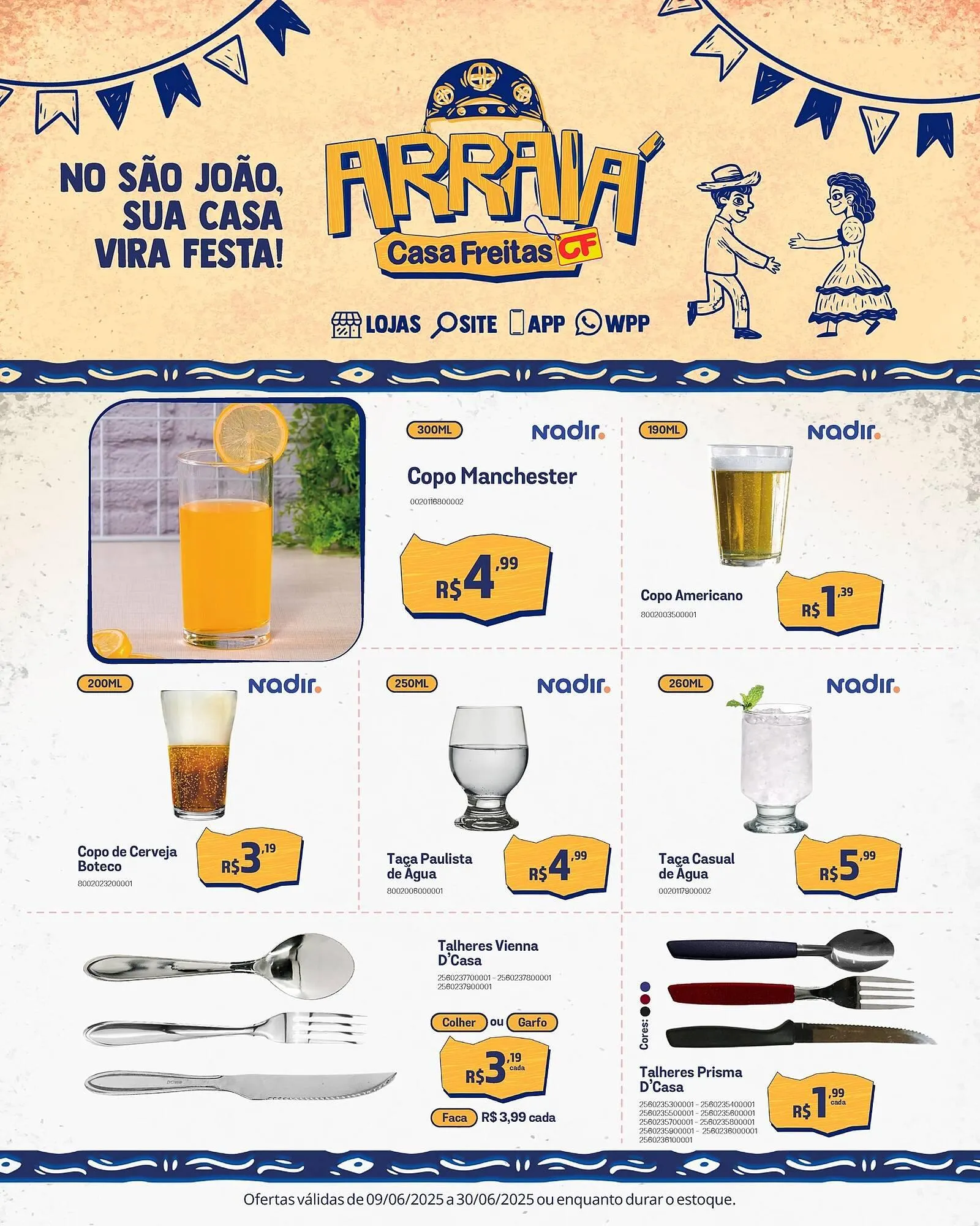 Encarte de Catálogo Casa Freitas 9 de junho até 30 de junho 2025 - Pagina 1