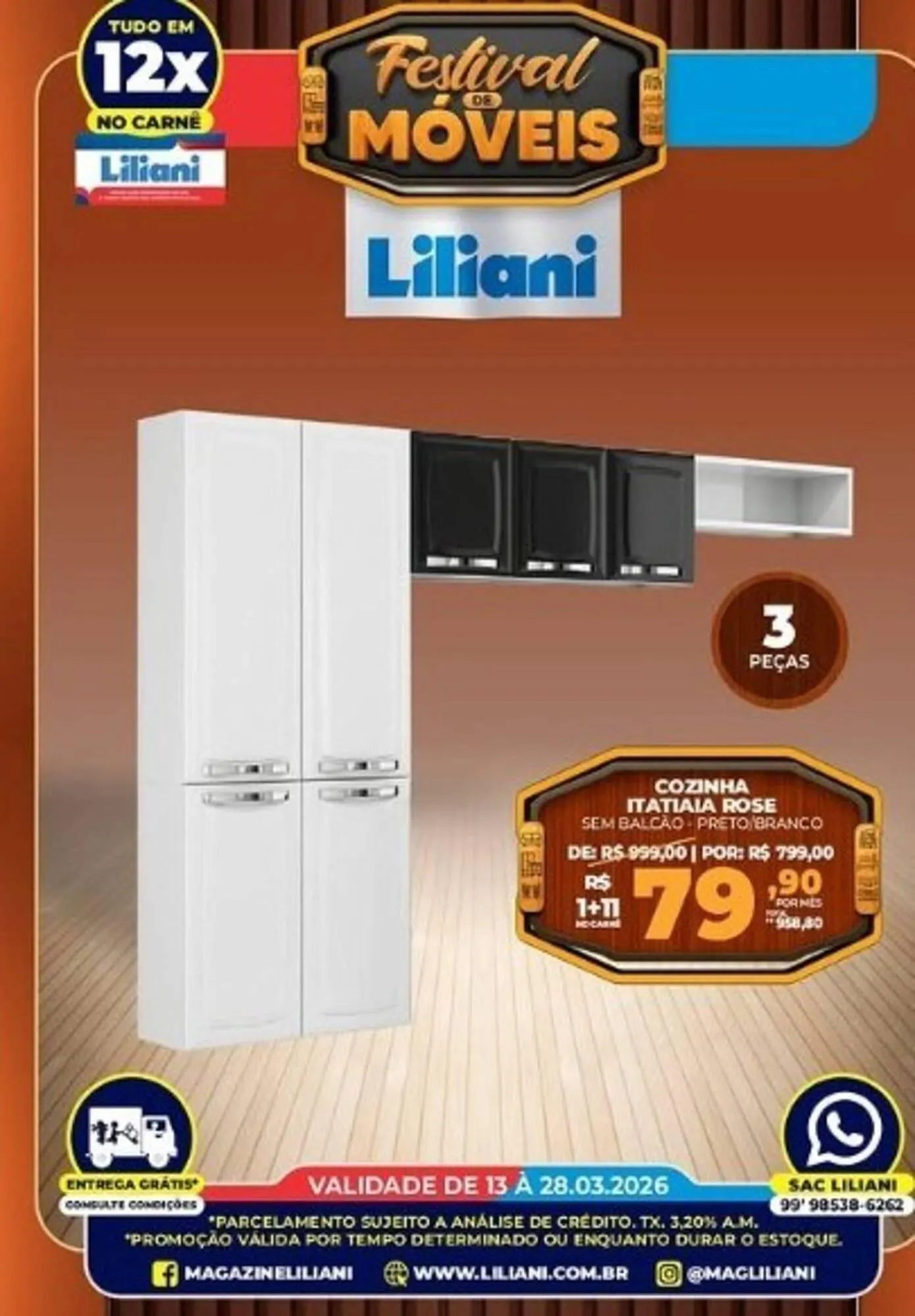 Encarte de Magazine Liliani 27 de março até 28 de março 2026 - Pagina 1