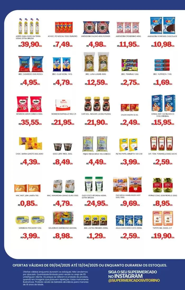 Encarte de Encarte Supermercado Vitorino 9 de abril até 13 de abril 2025 - Pagina 2