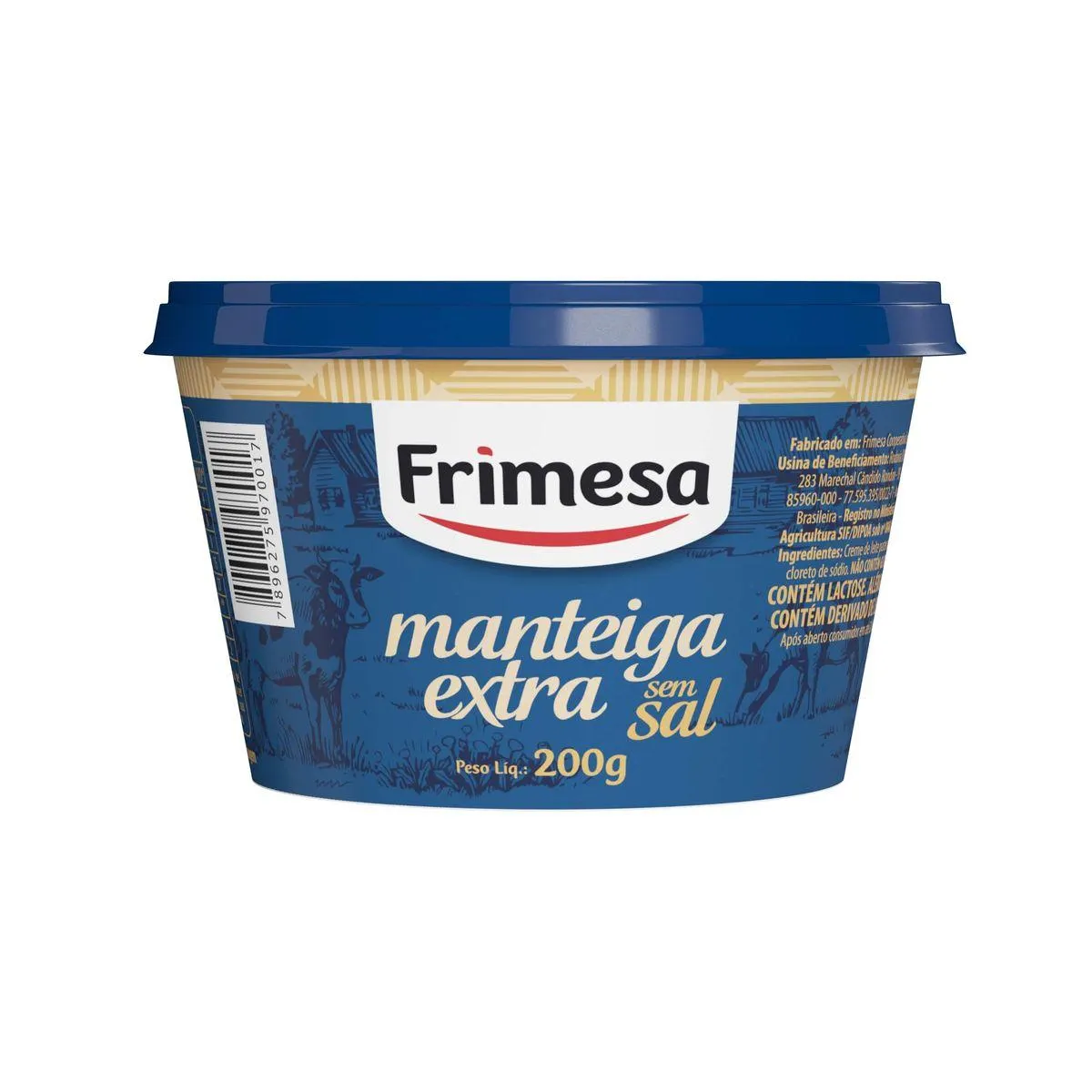 Manteiga Frimesa 200g Extra Sem Sal