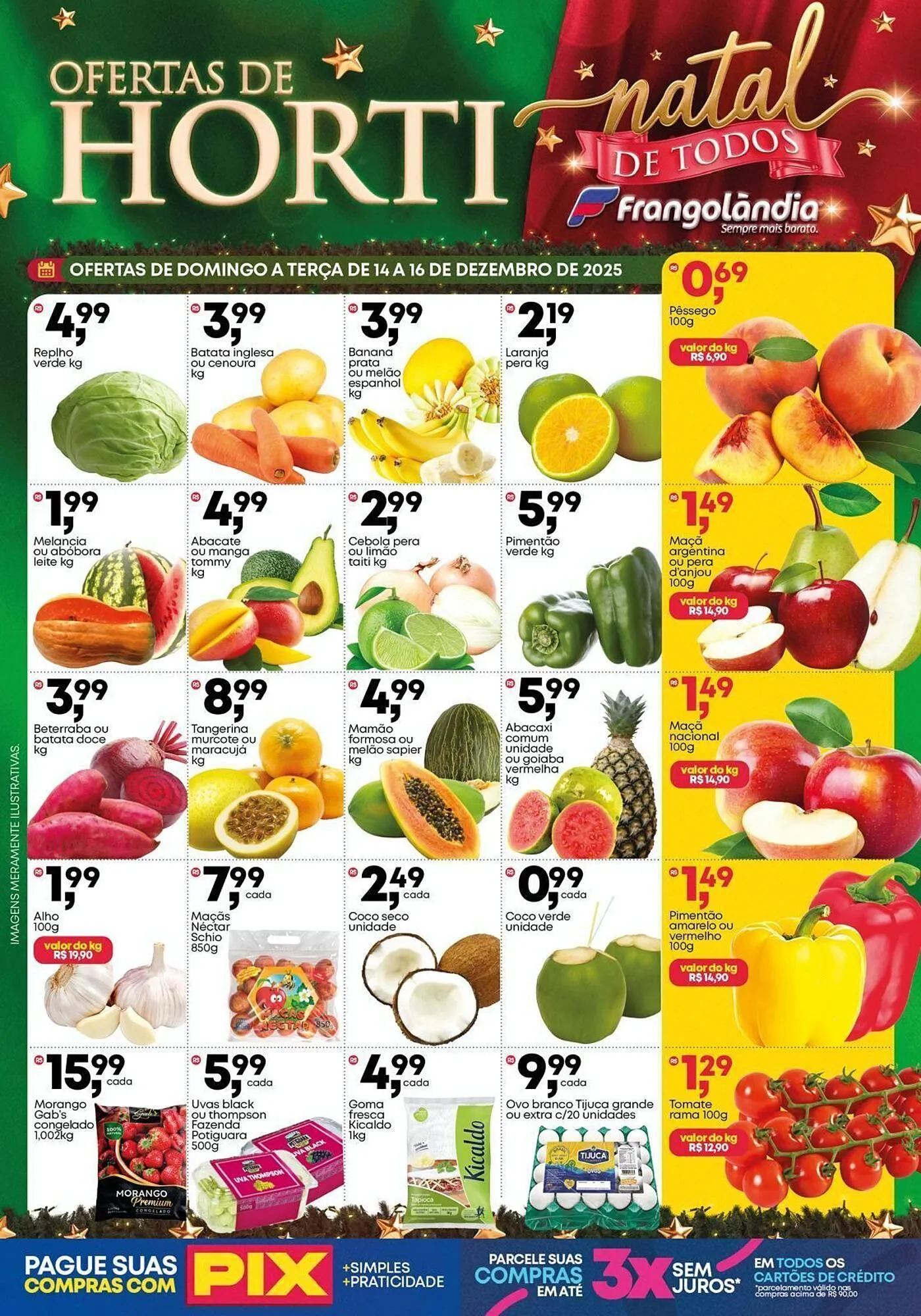 Encarte de Encarte Frangolândia 14 de dezembro até 16 de dezembro 2025 - Pagina 1