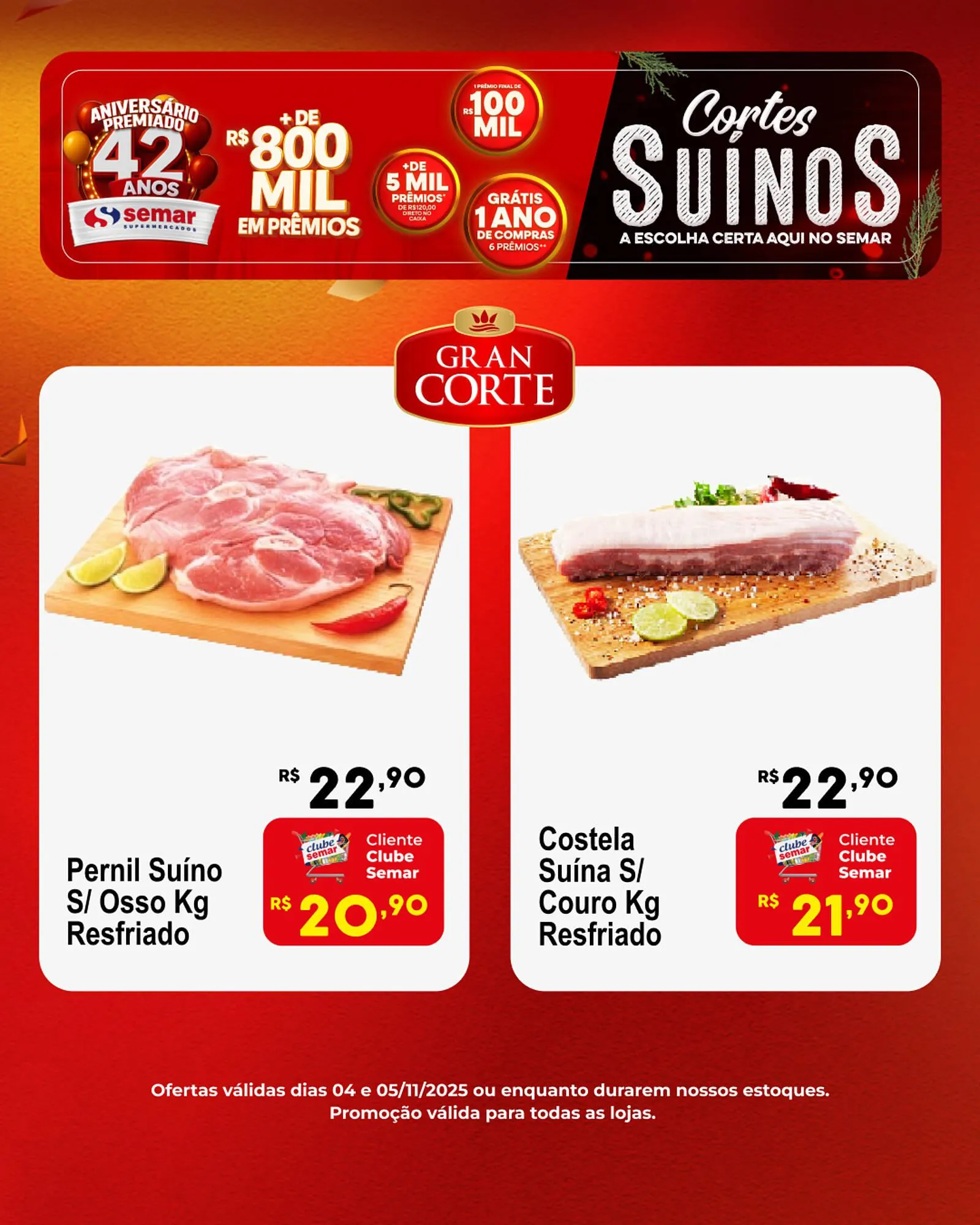 Encarte de Folheto Semar Supermercado 4 de novembro até 5 de novembro 2025 - Pagina 4
