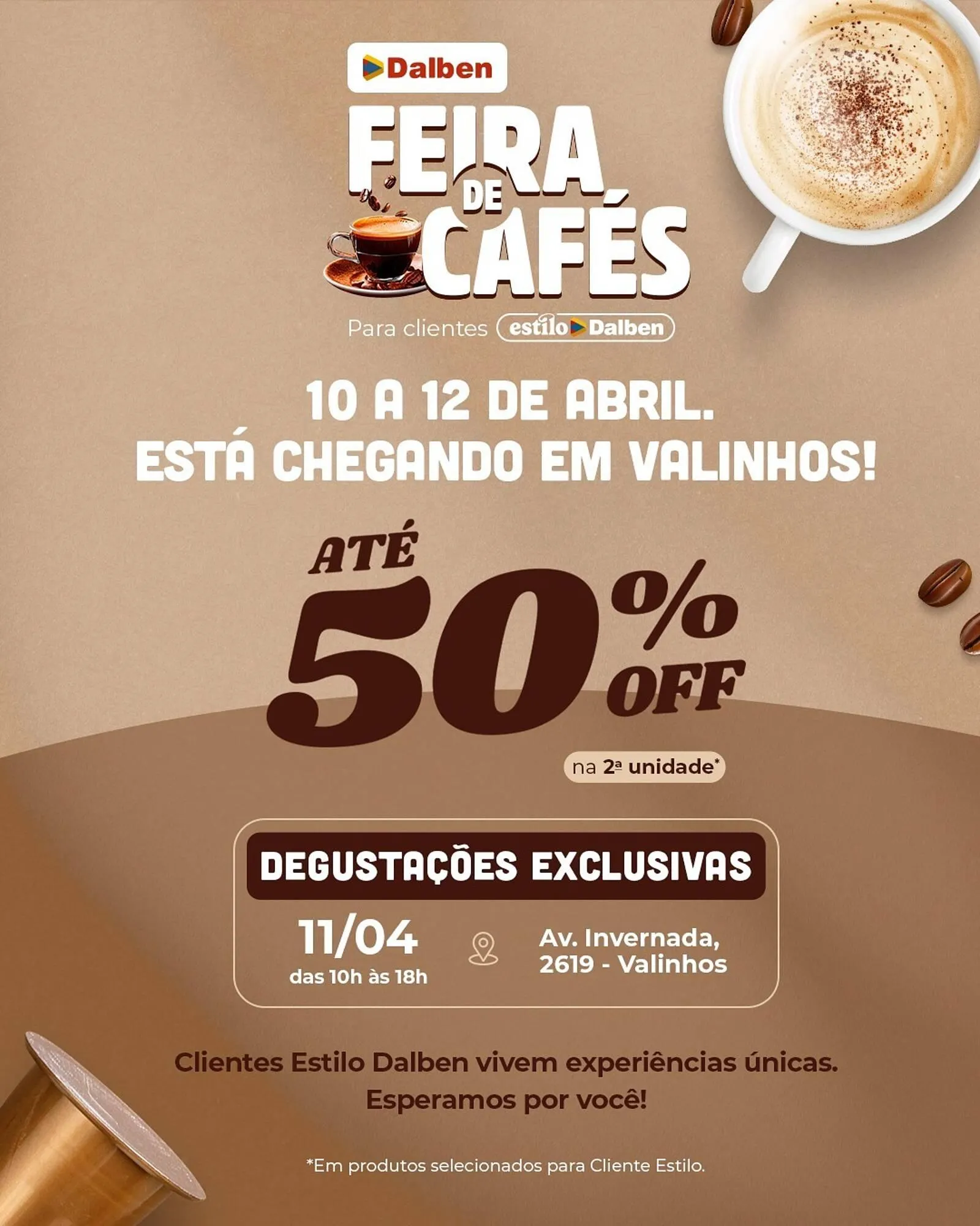 Encarte de Catálogo Supermercado Dalben 10 de abril até 12 de abril 2026 - Pagina 1