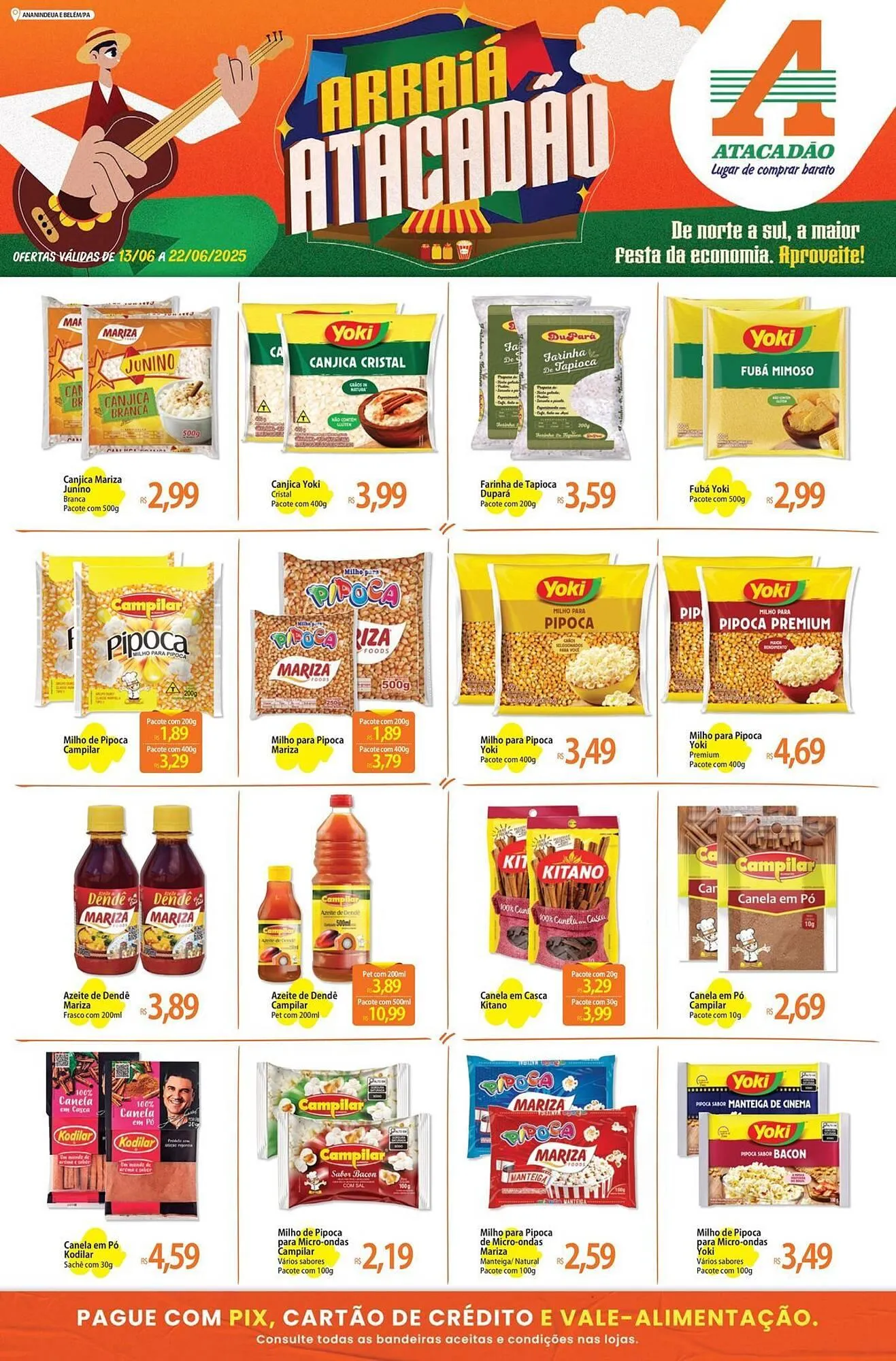 Encarte de Catálogo Atacadão 16 de junho até 22 de junho 2025 - Pagina 1