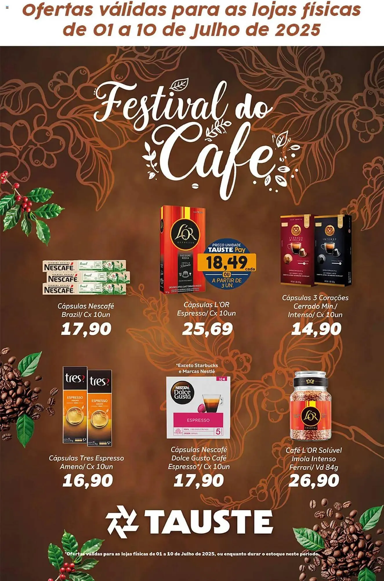 Encarte de Catálogo Supermercados Tauste 1 de julho até 11 de julho 2025 - Pagina 1