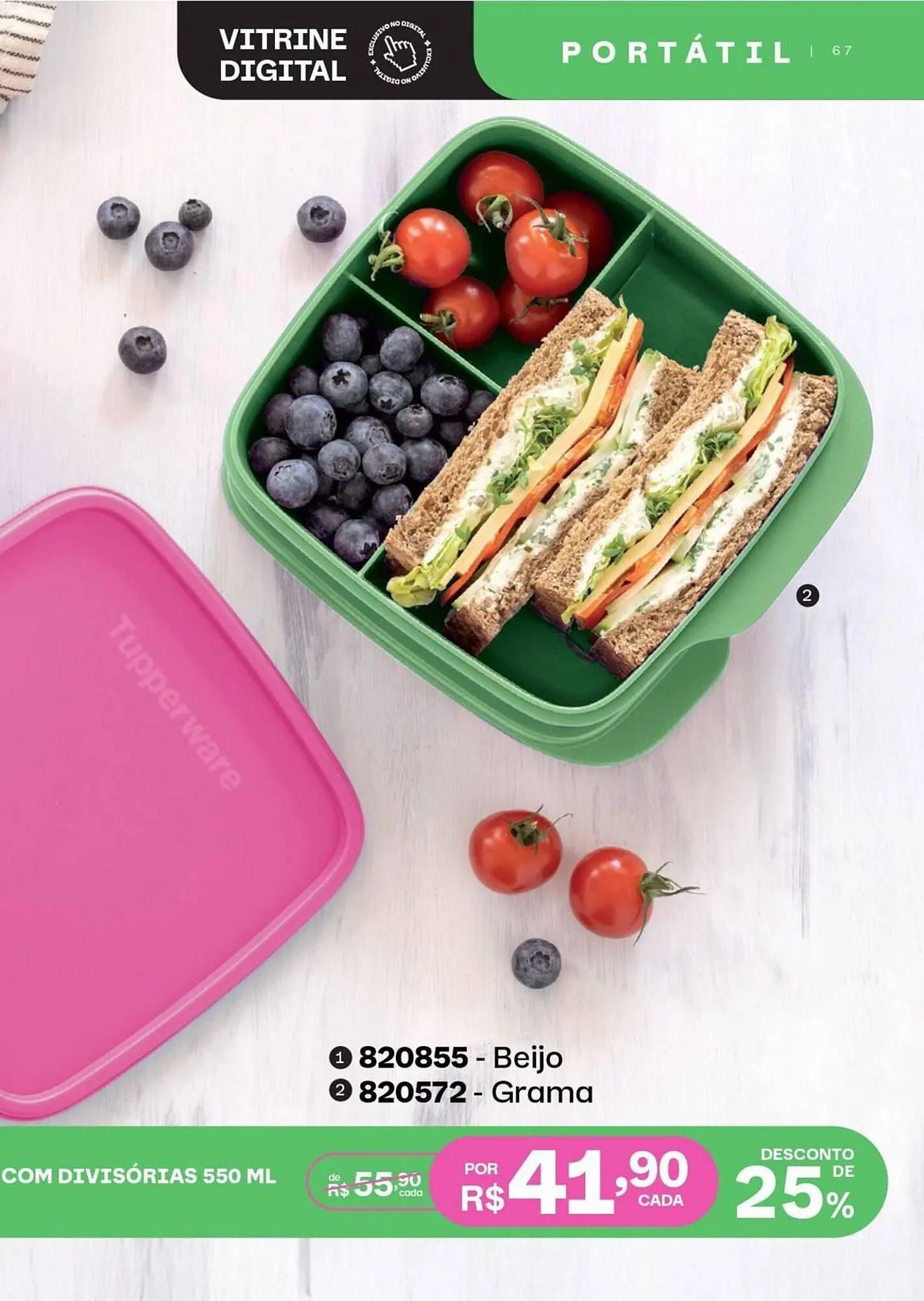 Encarte de Catálogo Tupperware 24 de outubro até 31 de outubro 2025 - Pagina 69