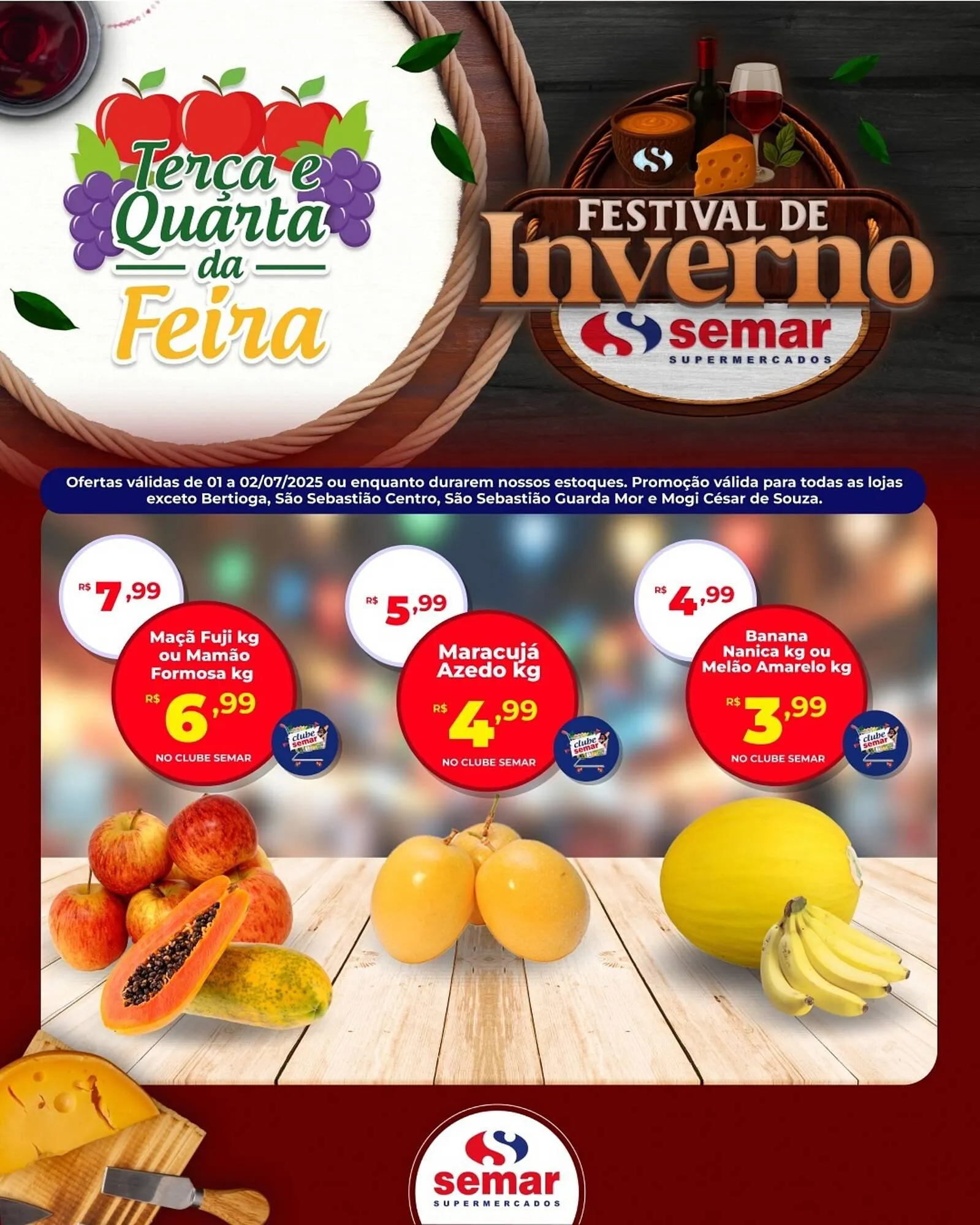 Encarte de Catálogo Semar Supermercado 30 de junho até 2 de julho 2025 - Pagina 3