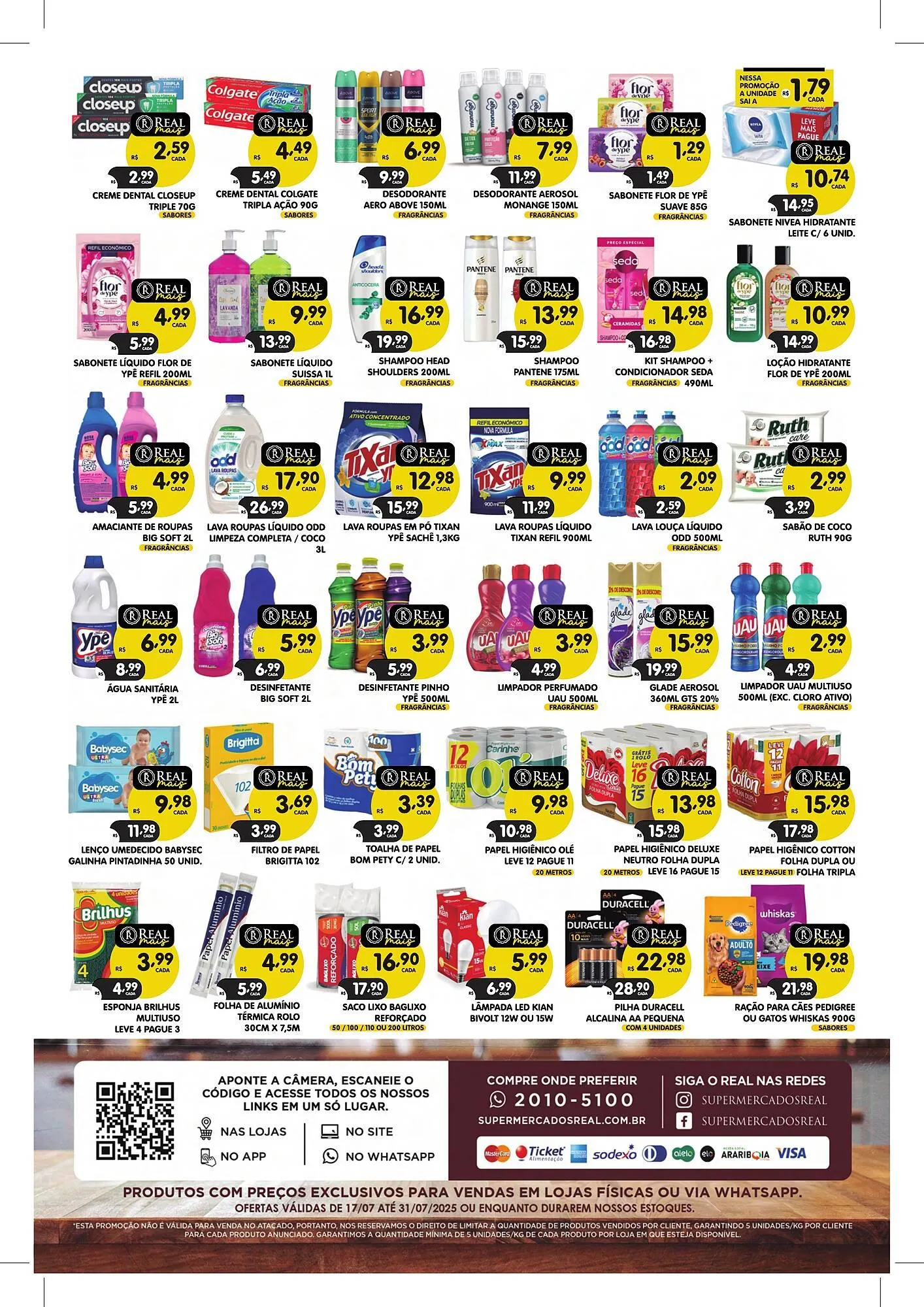 Encarte de Catálogo Supermercados Real 23 de julho até 31 de julho 2025 - Pagina 8