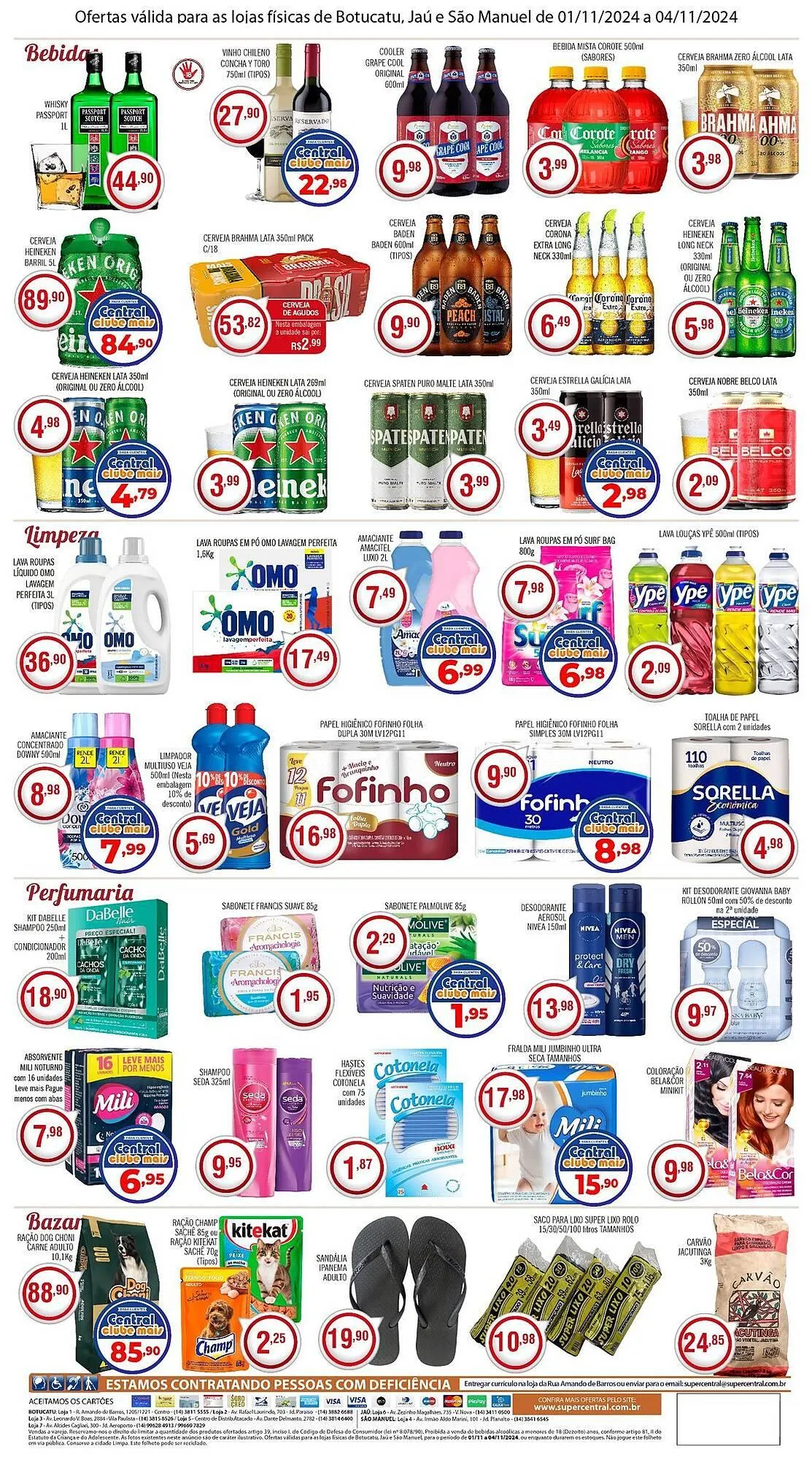 Encarte de Catálogo Central Supermercados 2 de novembro até 4 de novembro 2024 - Pagina 4