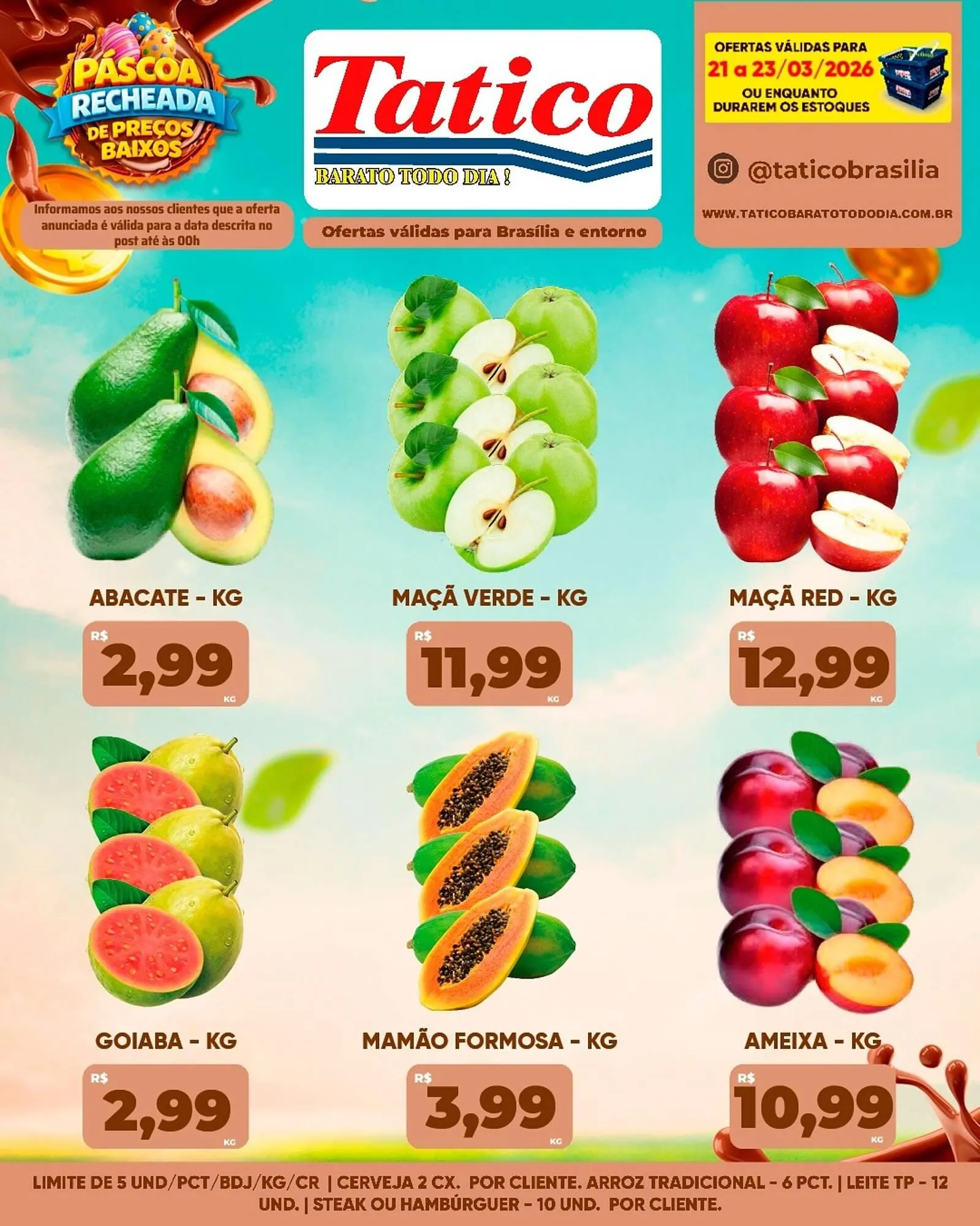 Encarte de Tabloide Tatico 21 de março até 23 de março 2026 - Pagina 1