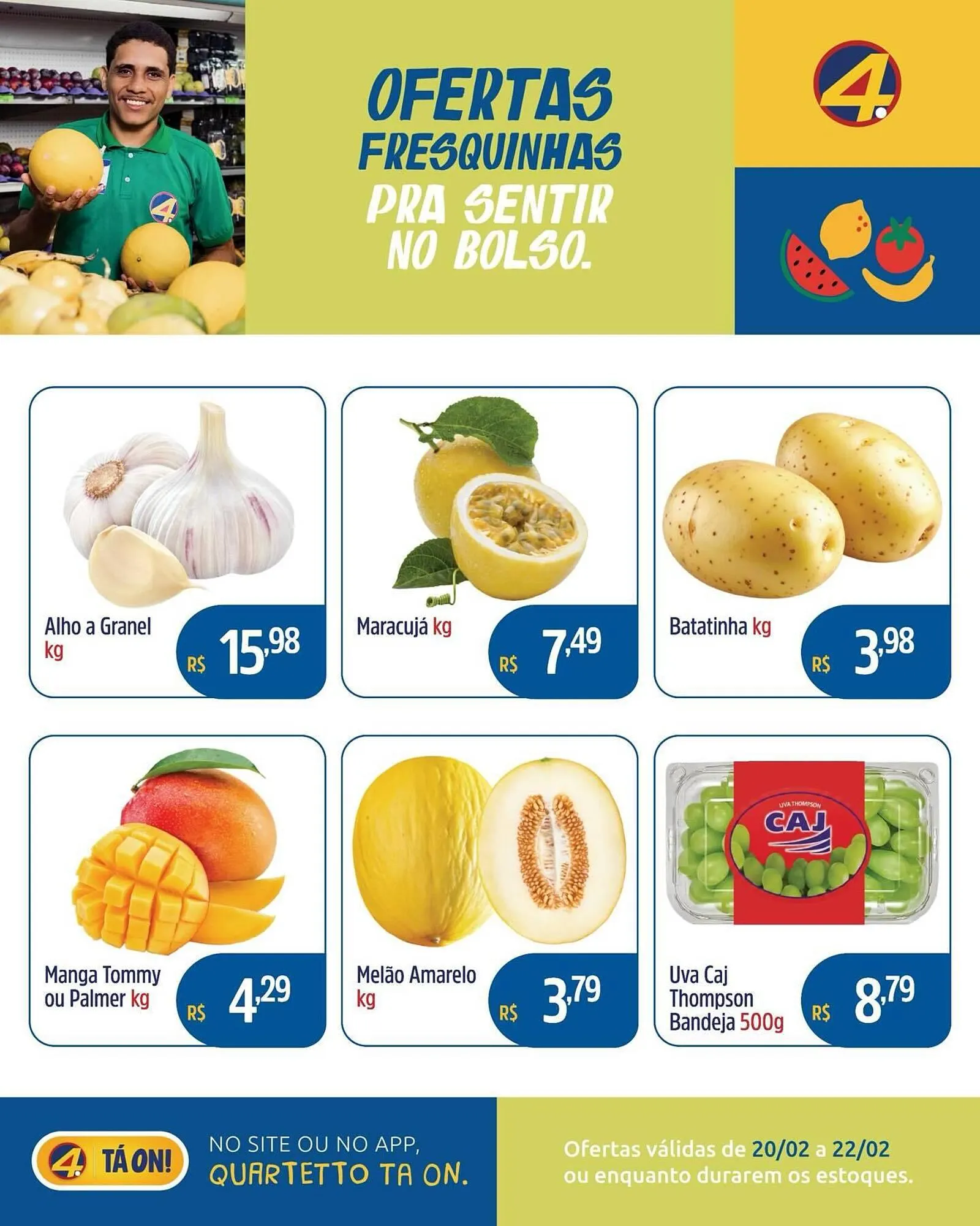 Encarte de Catálogo Quartetto Supermercados 20 de fevereiro até 22 de fevereiro 2026 - Pagina 3