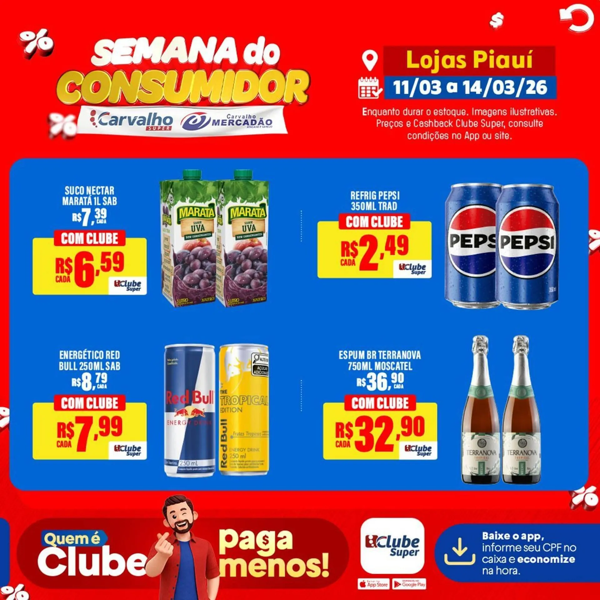 Encarte de Catálogo Carvalho Supermercado 11 de março até 14 de março 2026 - Pagina 5