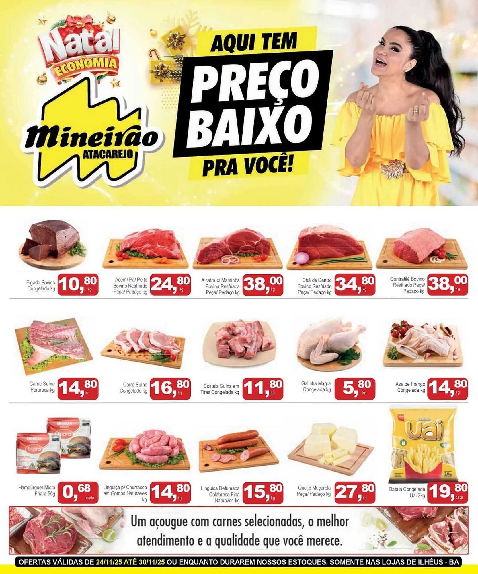 Encarte de Folheto Mineirão Atacarejo 24 de novembro até 30 de novembro 2025 - Pagina 1