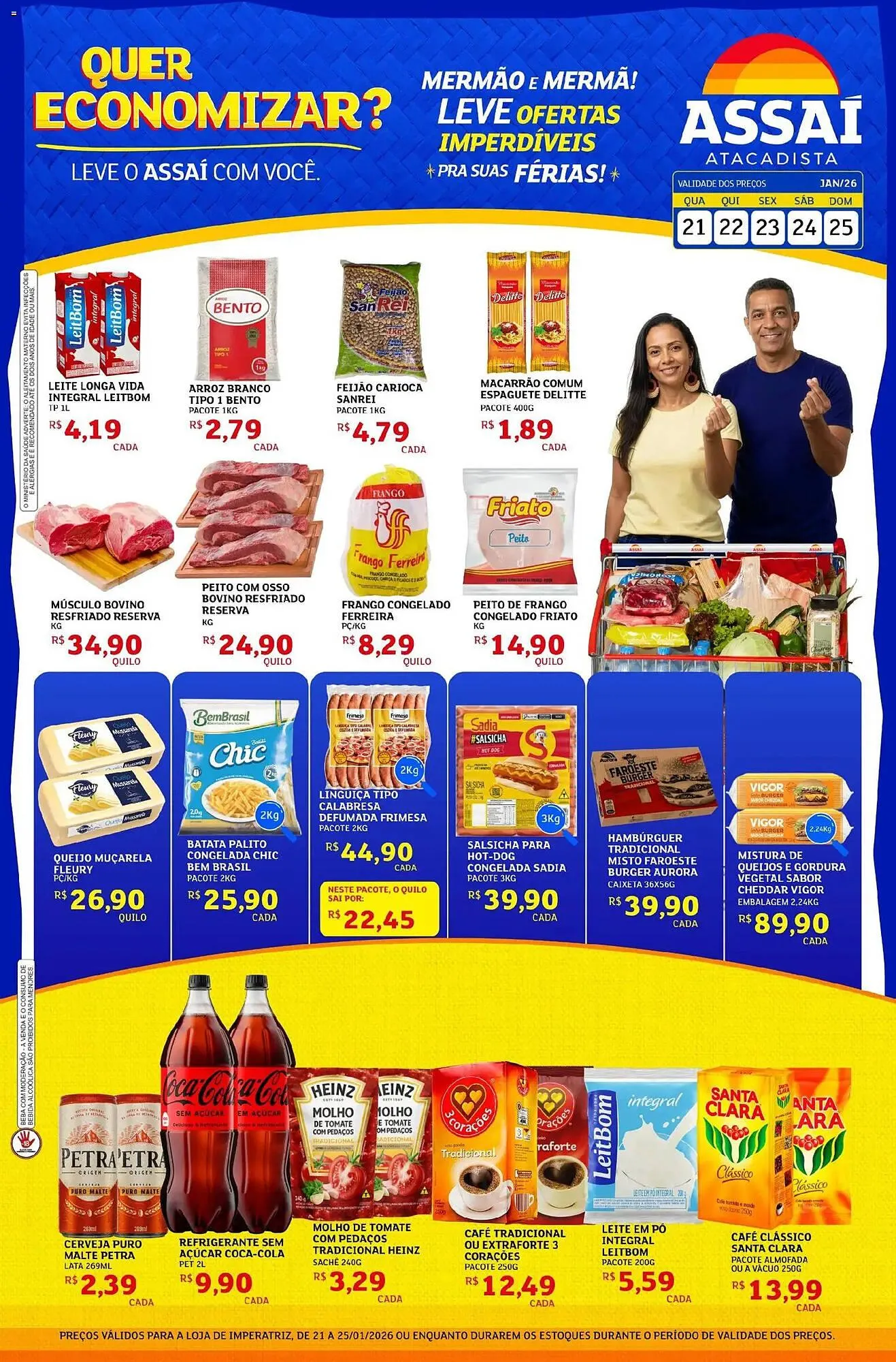 Encarte de Encarte Assaí Atacadista 21 de janeiro até 25 de janeiro 2026 - Pagina 1