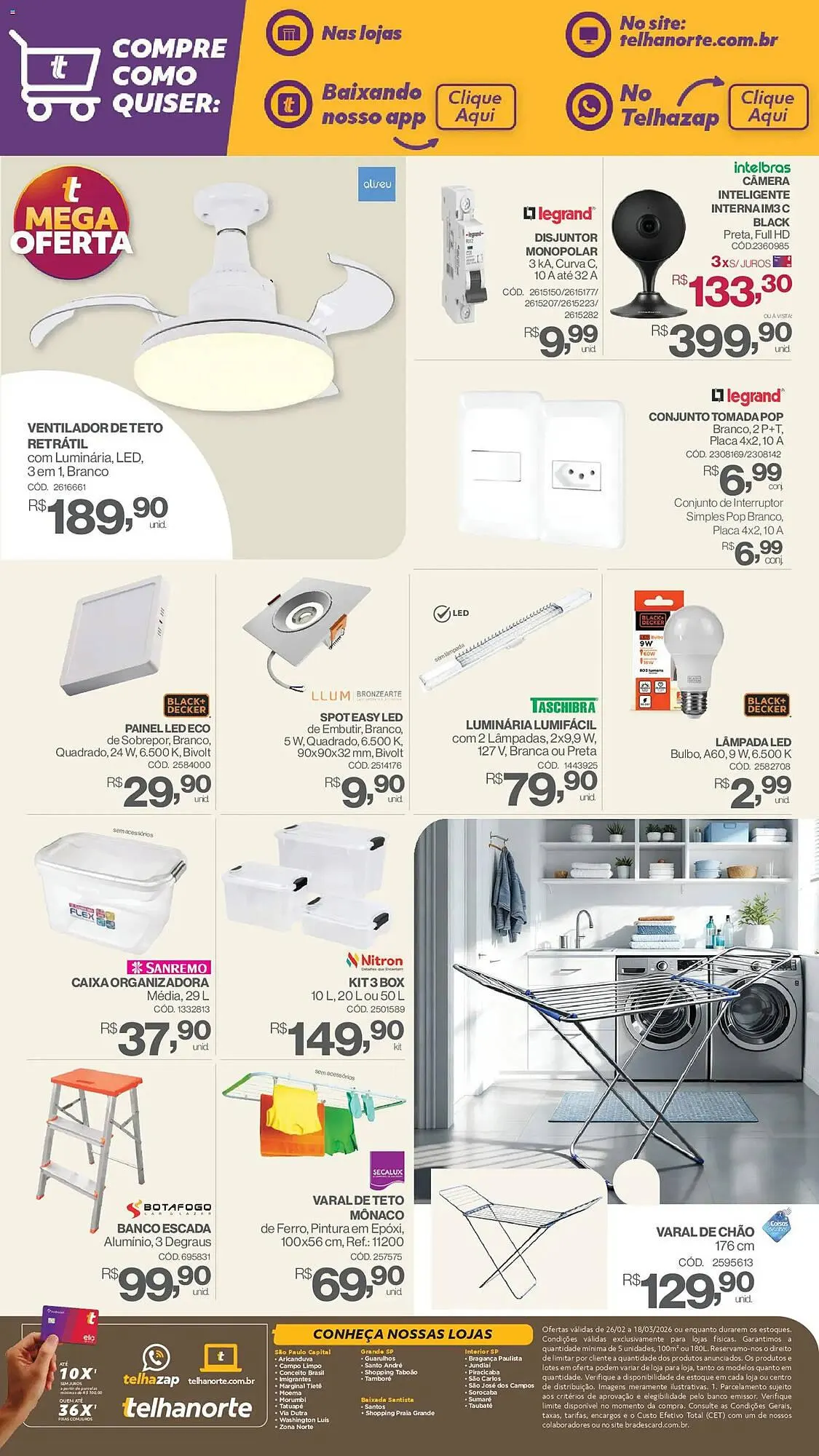 Encarte de Catálogo Telhanorte 26 de fevereiro até 18 de março 2026 - Pagina 6