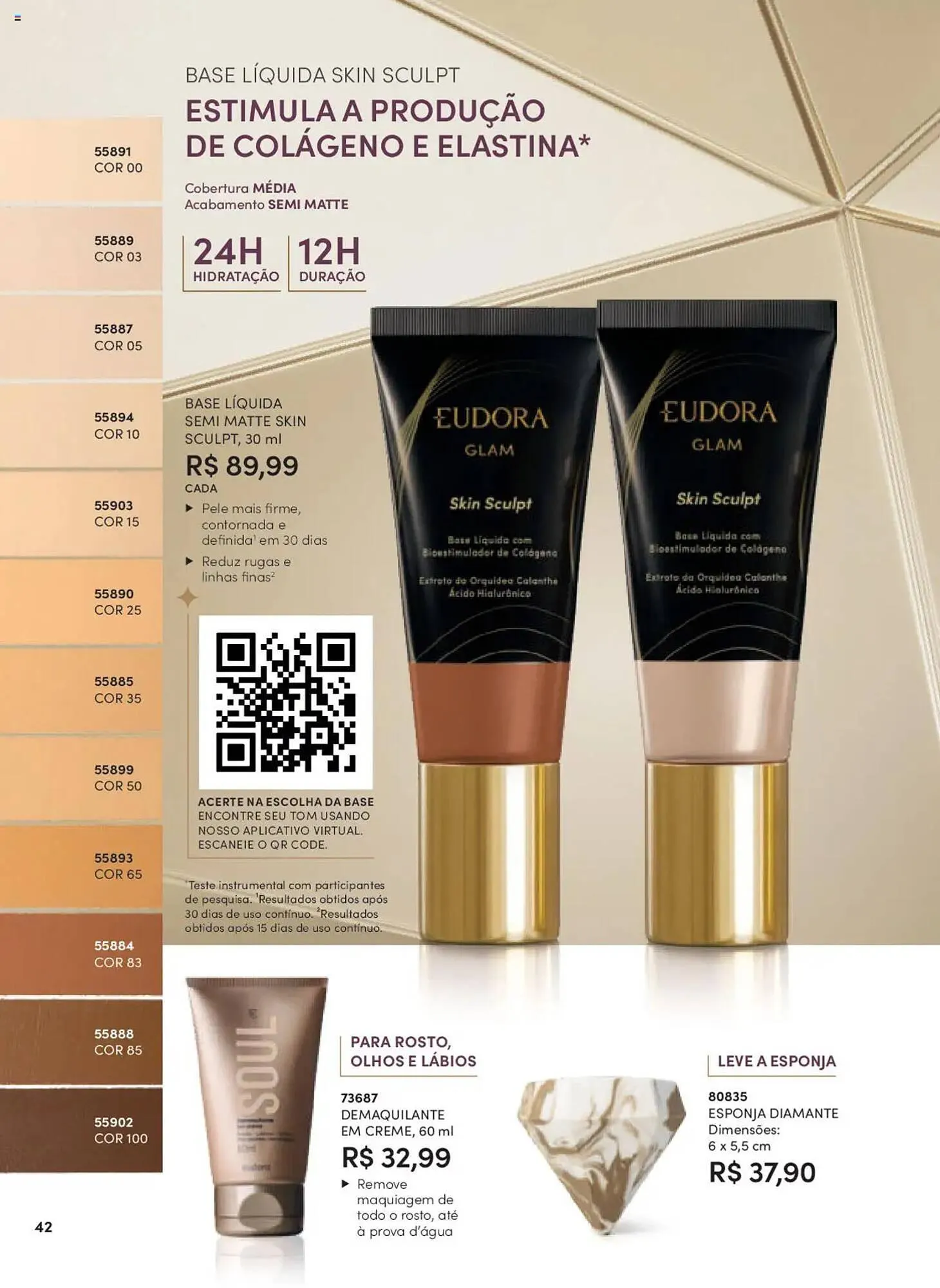 Encarte de Catálogo Eudora 8 de setembro até 3 de outubro 2025 - Pagina 42
