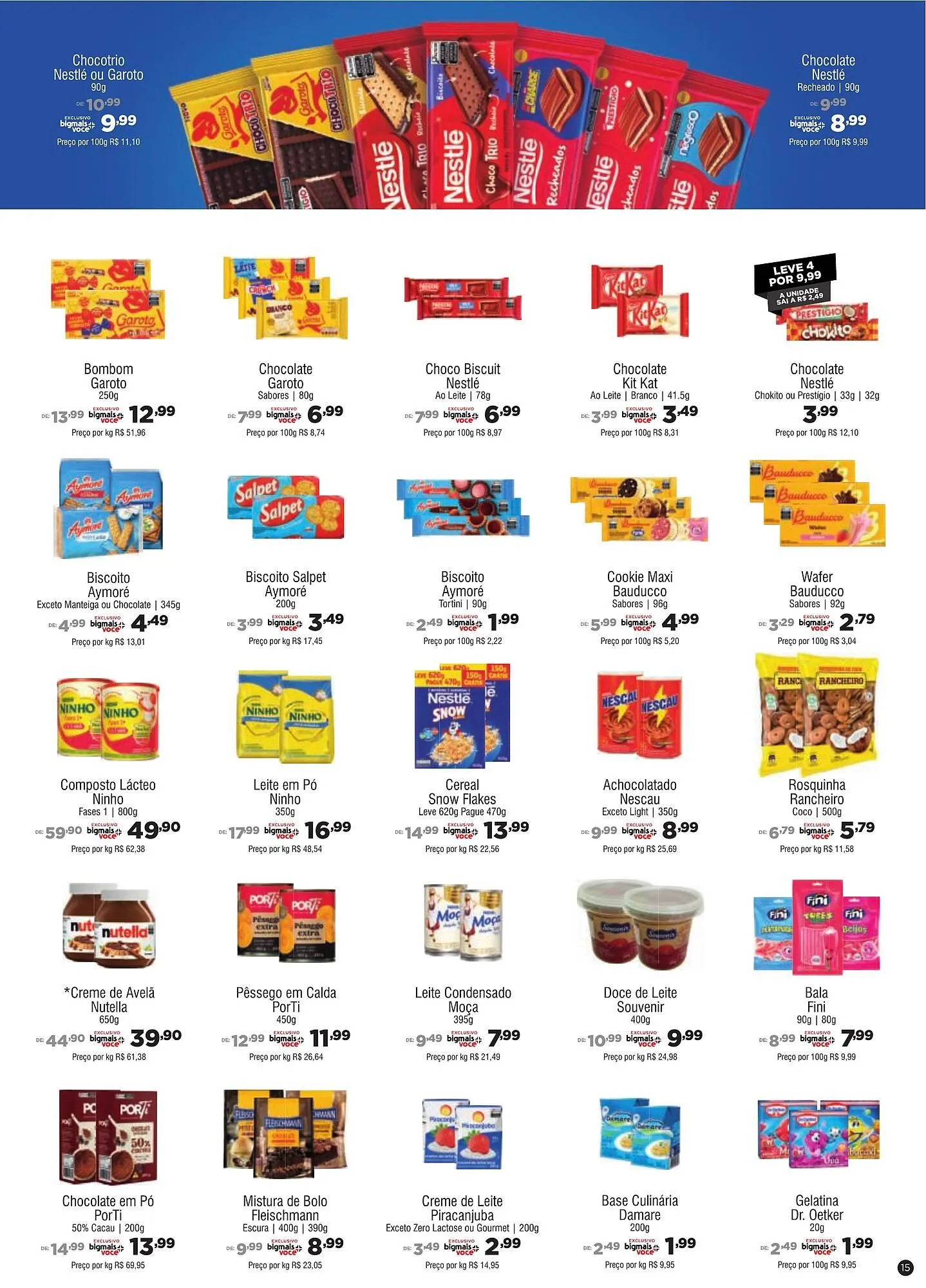 Encarte de Catálogo Big Mais Supermercados 12 de março até 17 de março 2026 - Pagina 15