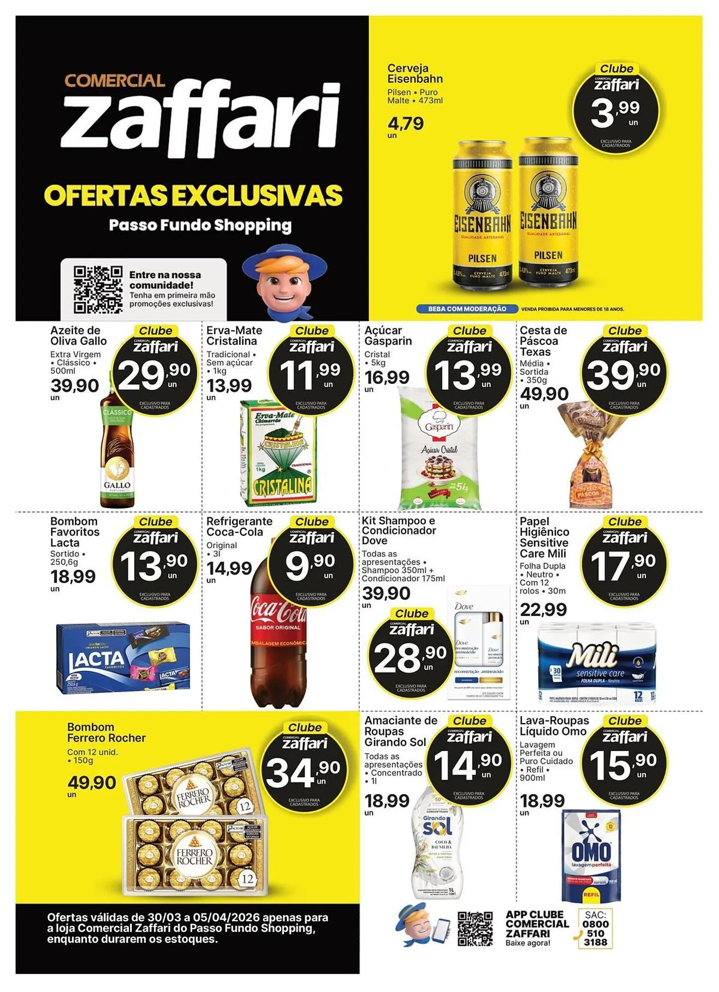 Encarte de Encarte Comercial Zaffari 30 de março até 5 de abril 2026 - Pagina 1