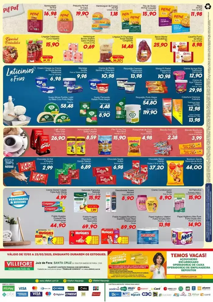 Encarte de Ofertas Villefort Atacadista 17 de março até 23 de março 2025 - Pagina 2