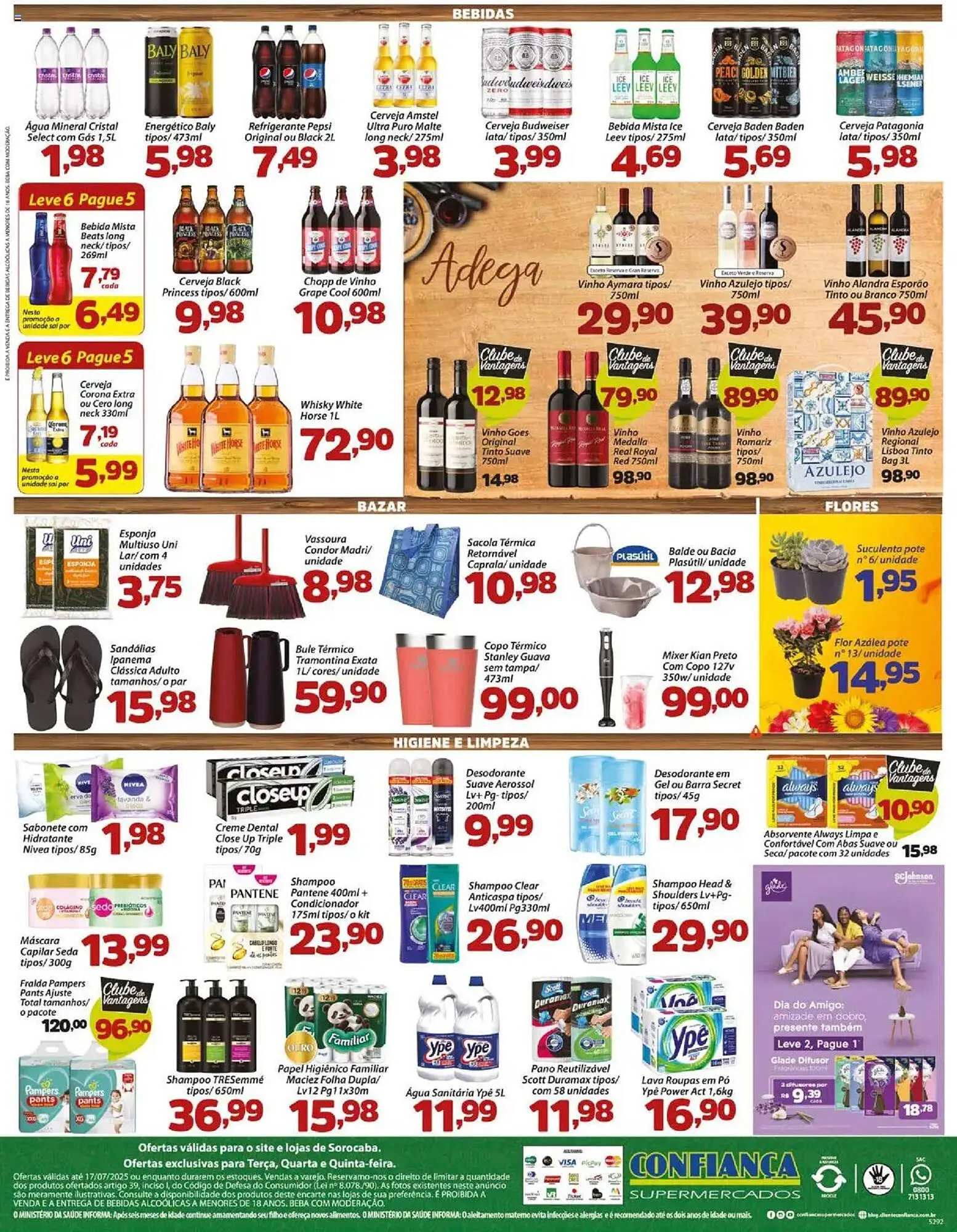 Encarte de Catálogo Confiança Supermercados 15 de julho até 17 de julho 2025 - Pagina 4