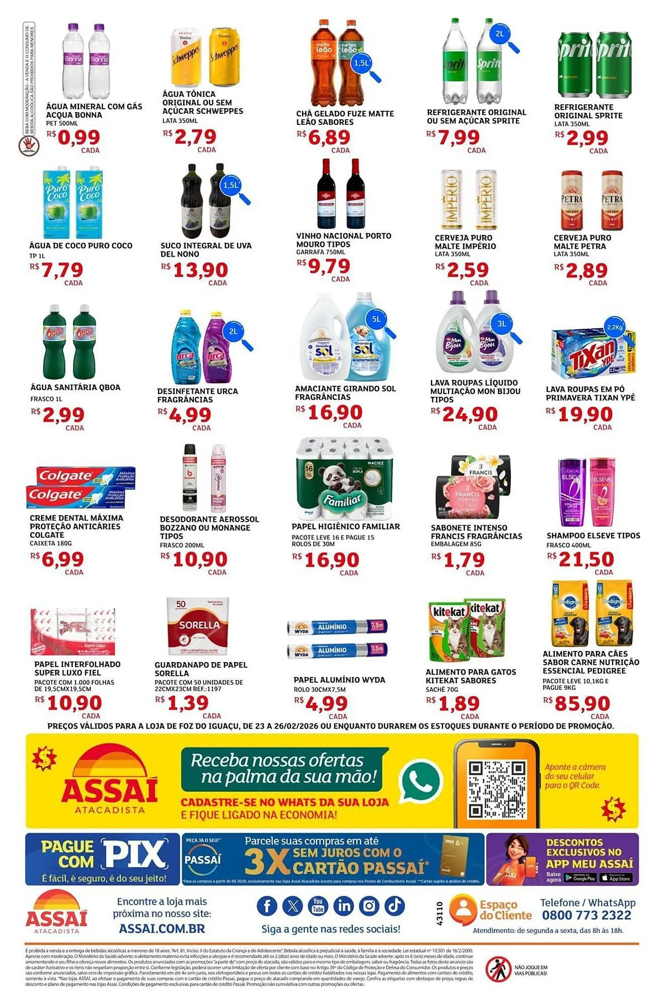 Encarte de Encarte Assaí Atacadista 23 de fevereiro até 26 de fevereiro 2026 - Pagina 2