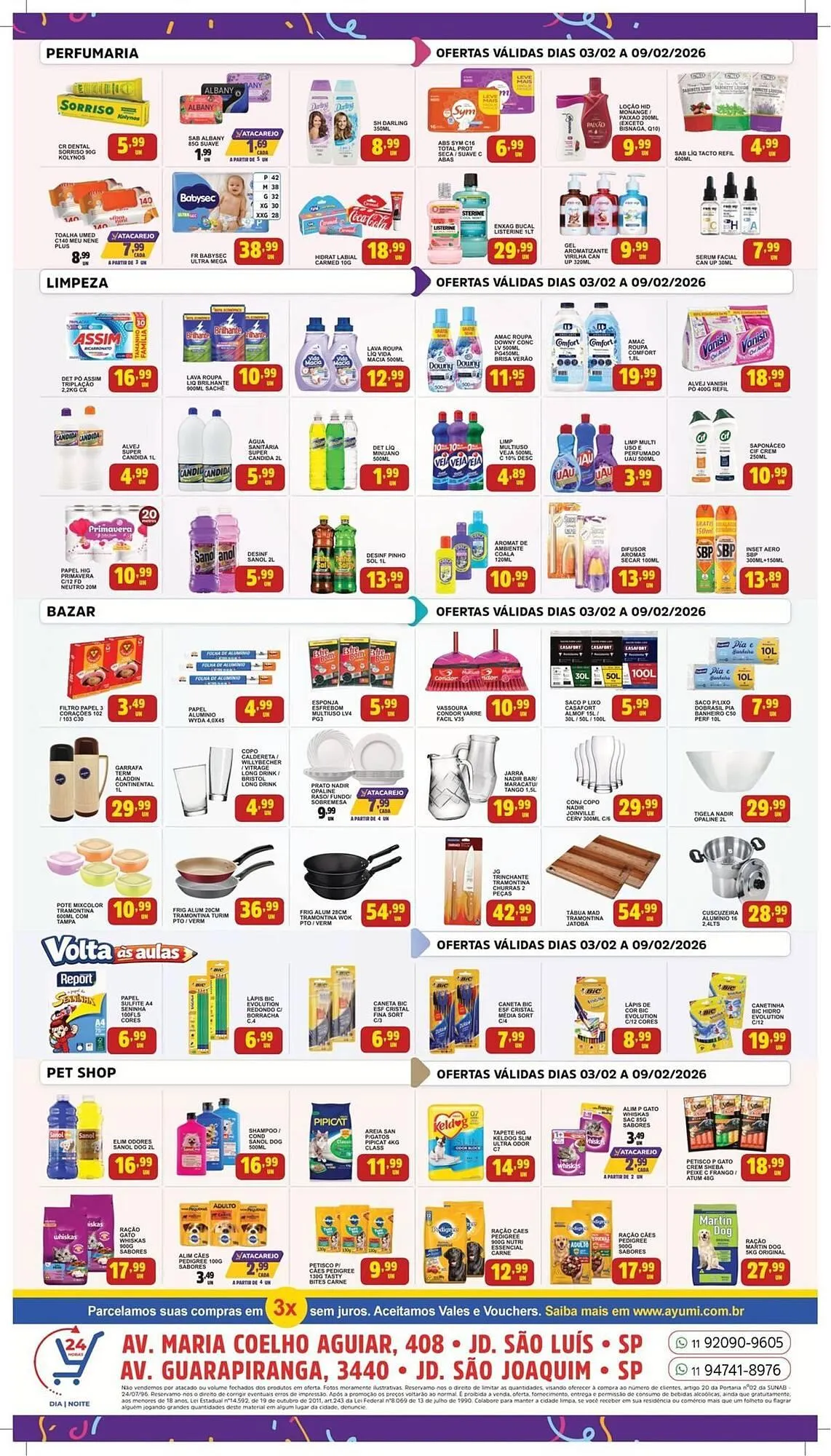 Encarte de Folheto Ayumi Supermercados 3 de fevereiro até 9 de fevereiro 2026 - Pagina 4