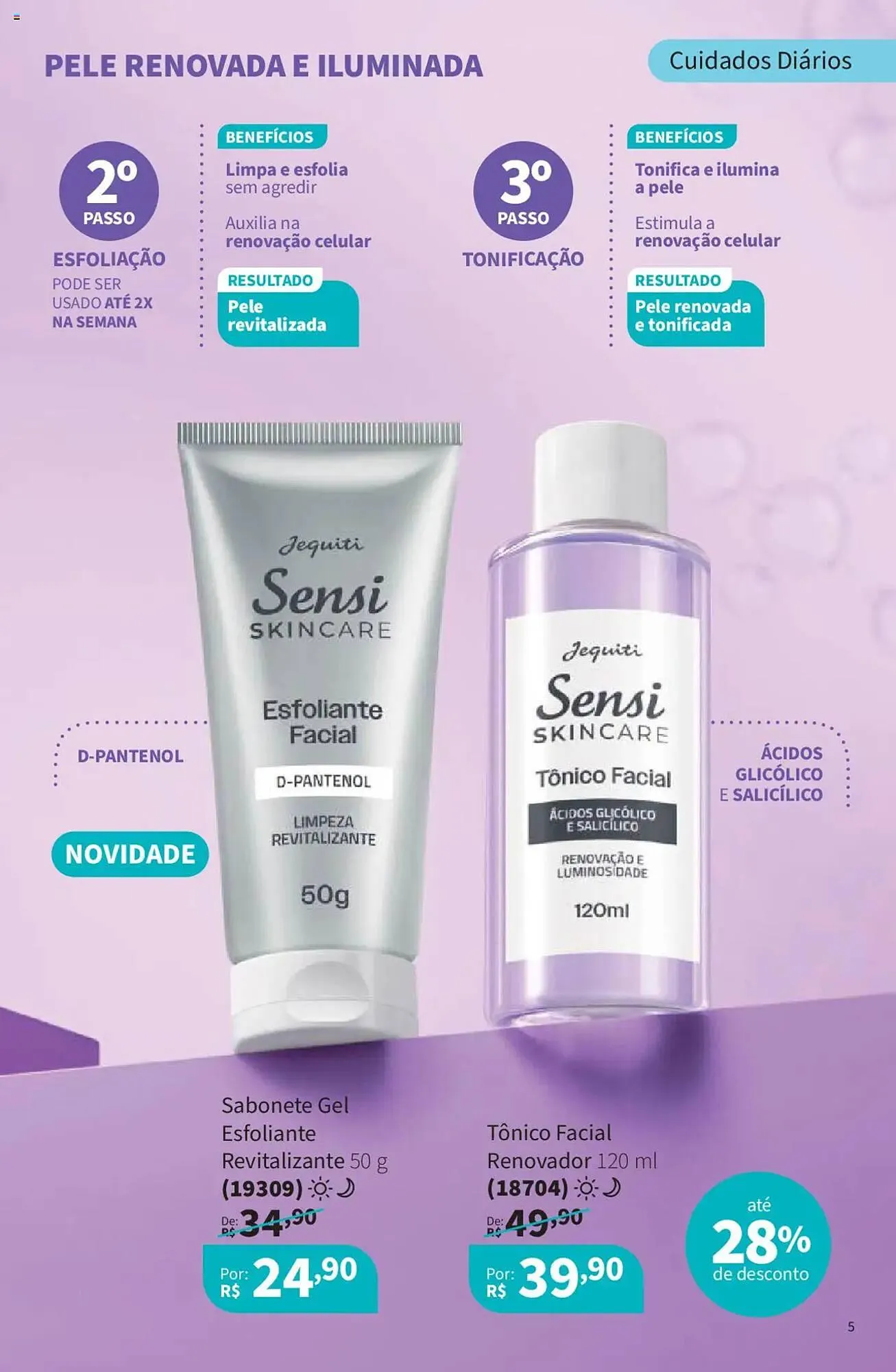 Encarte de Catálogo Jequiti 17 de julho até 8 de agosto 2025 - Pagina 5