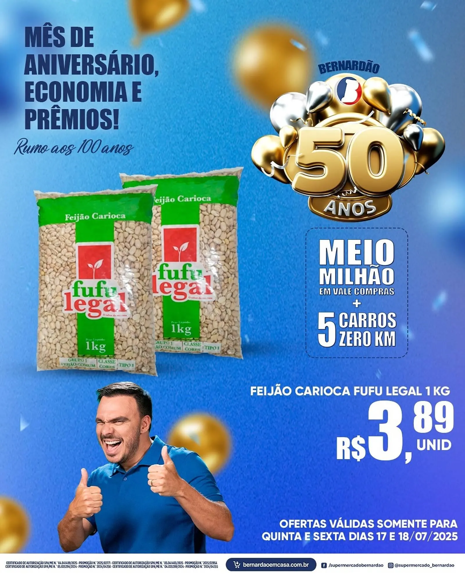 Encarte de Catálogo Supermercado Bernardão 16 de julho até 18 de julho 2025 - Pagina 3
