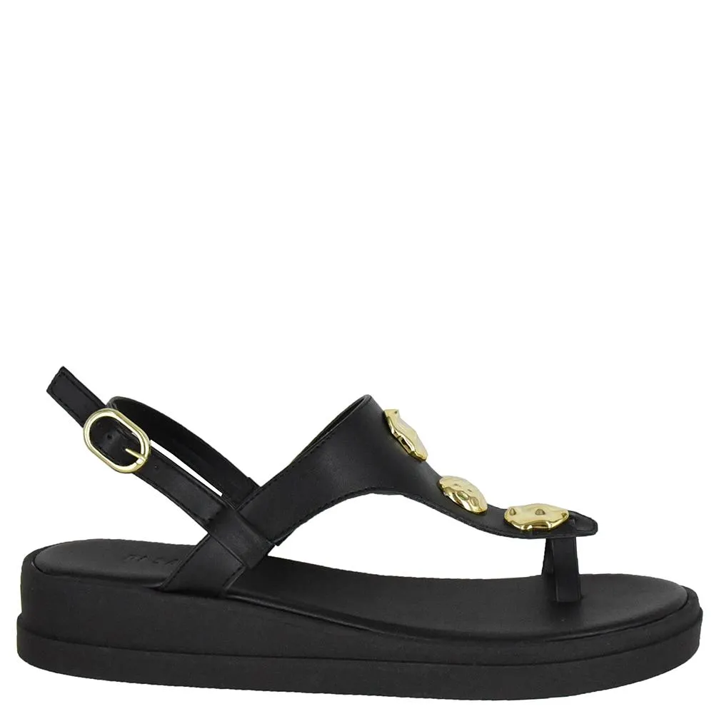 SANDALIA FLATFORM METAIS DI SANTINNI