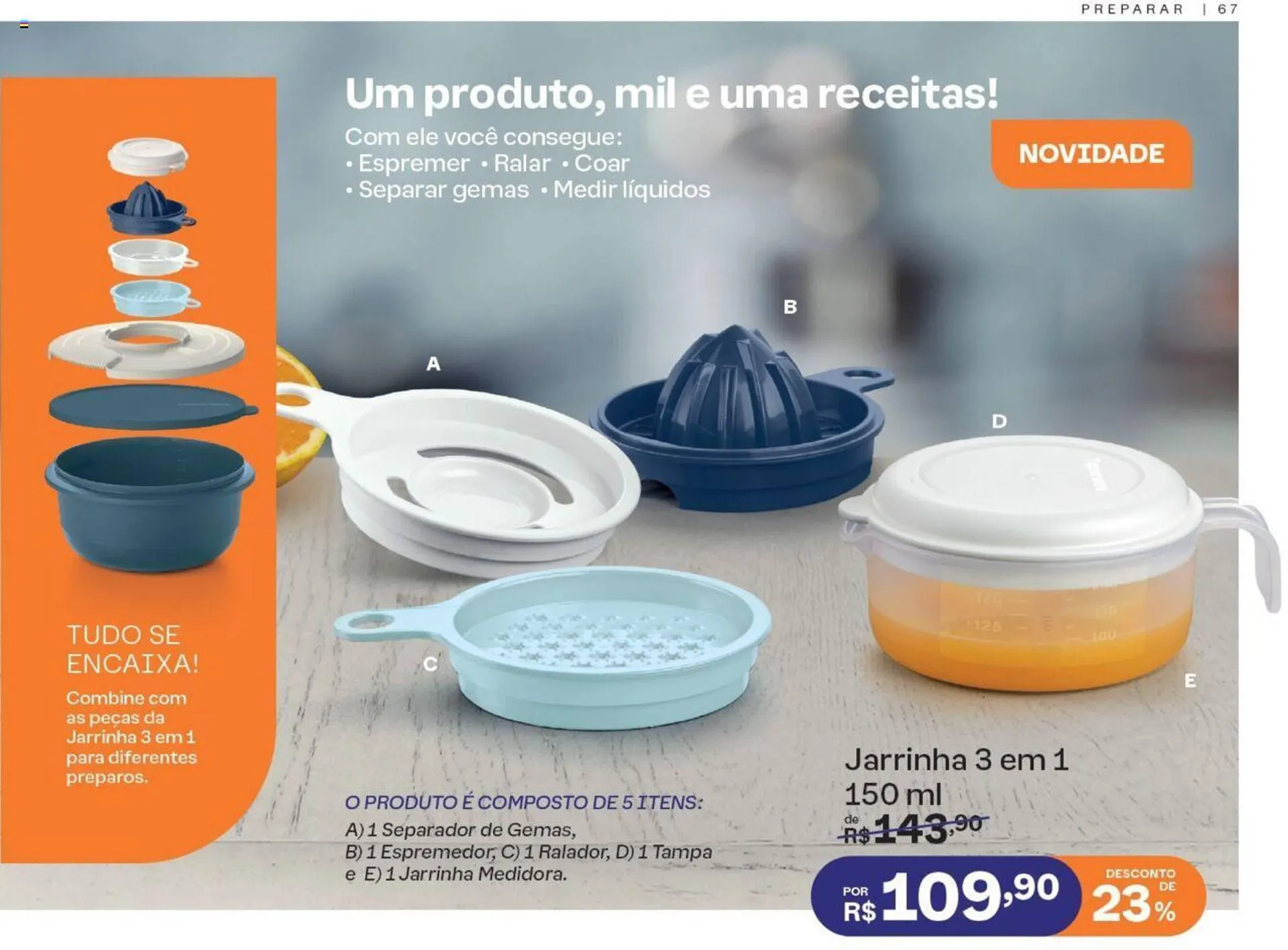 Encarte de Catálogo Tupperware 1 de abril até 30 de abril 2024 - Pagina 68