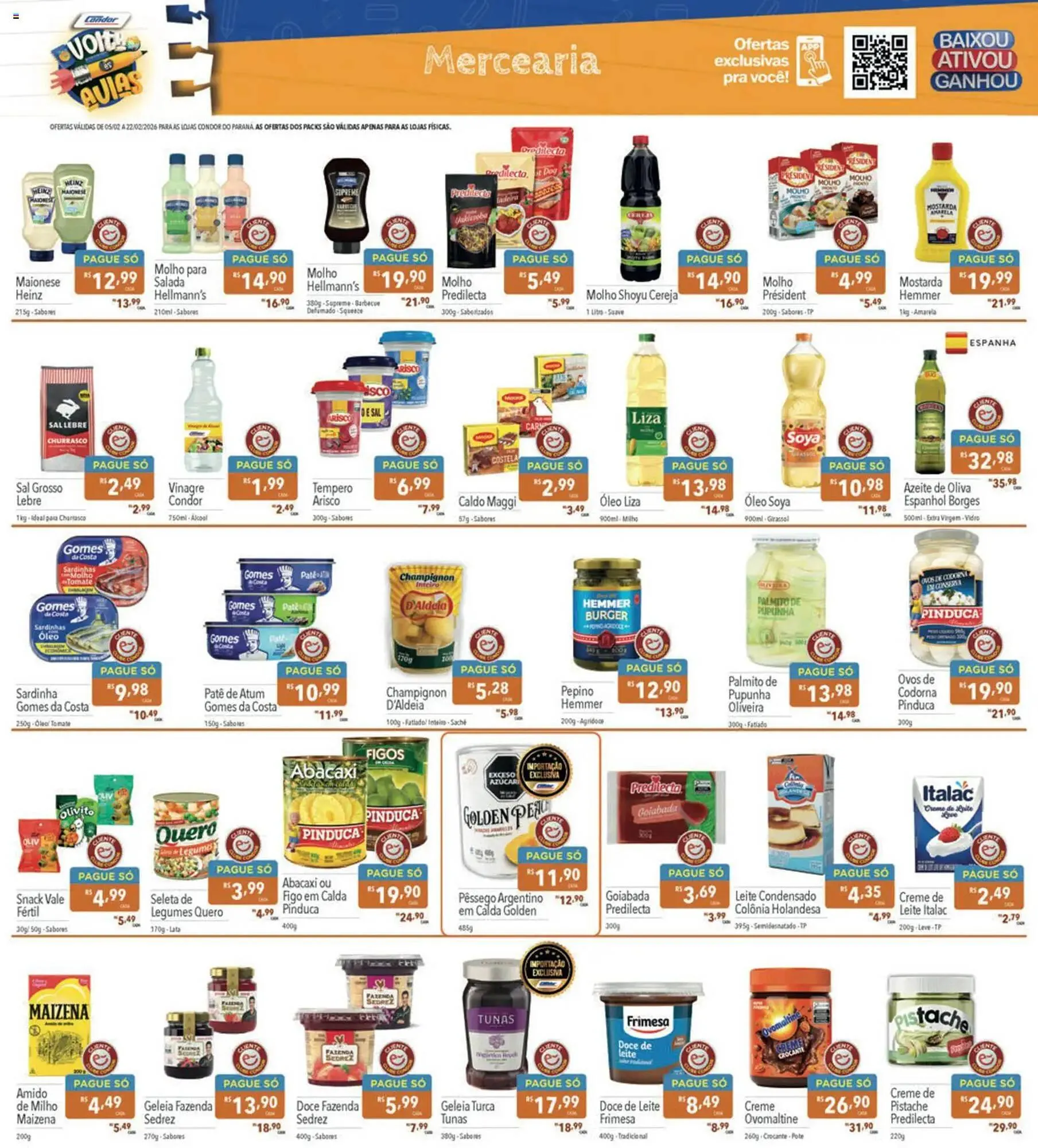 Encarte de Catálogo Supermercados Condor 5 de fevereiro até 22 de fevereiro 2026 - Pagina 5