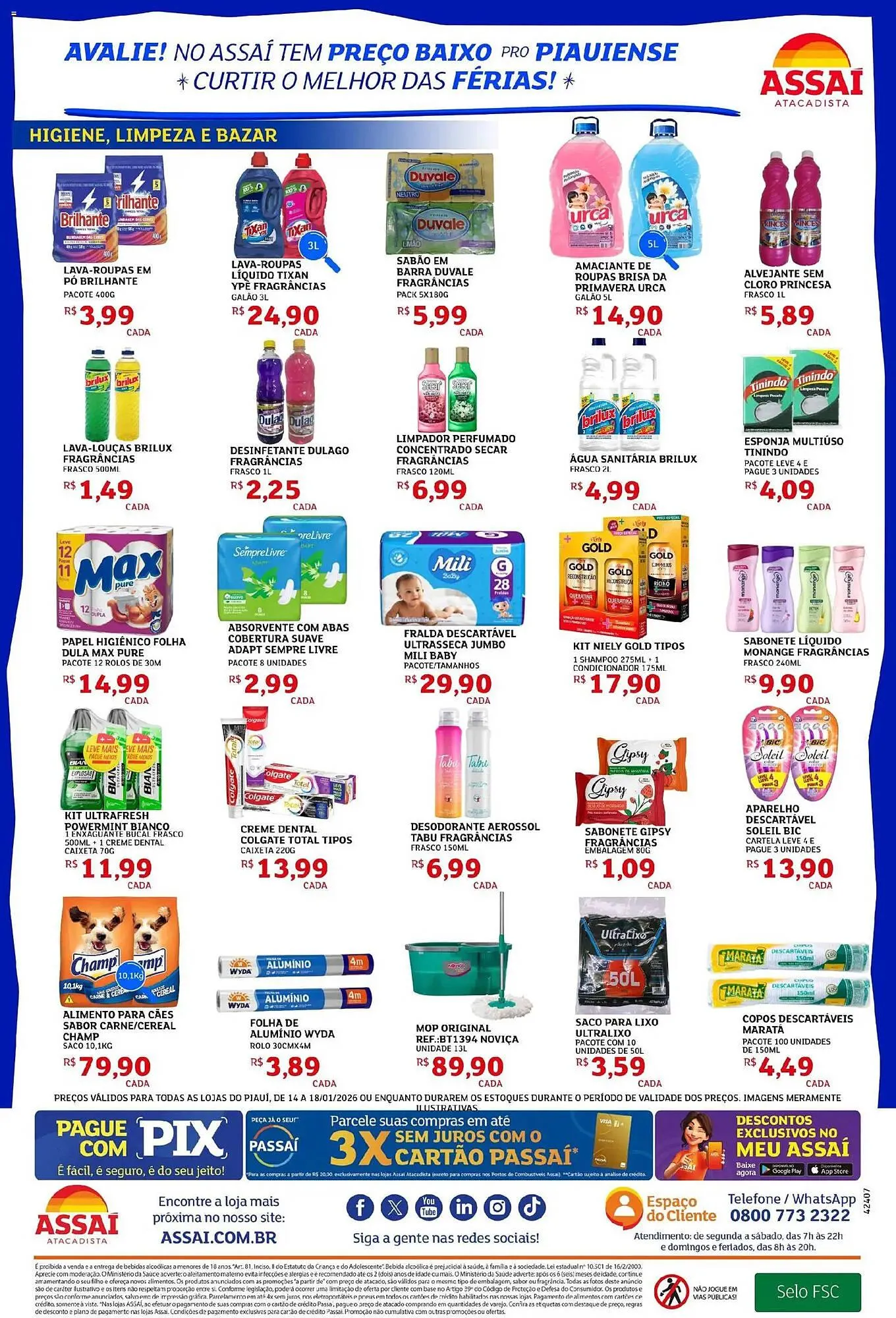 Encarte de Encarte Assaí Atacadista 14 de janeiro até 18 de janeiro 2026 - Pagina 4