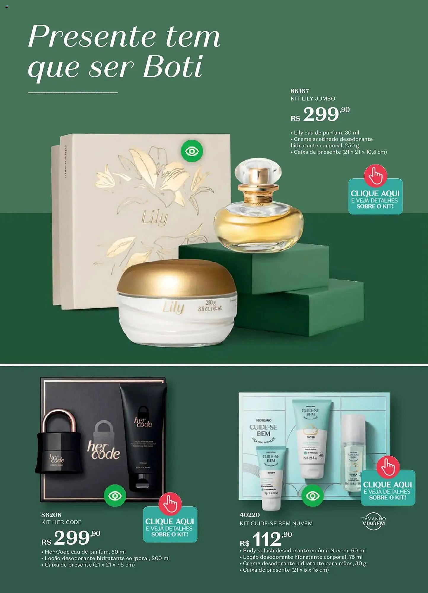 Encarte de Catálogo O Boticário 19 de janeiro até 9 de fevereiro 2026 - Pagina 188