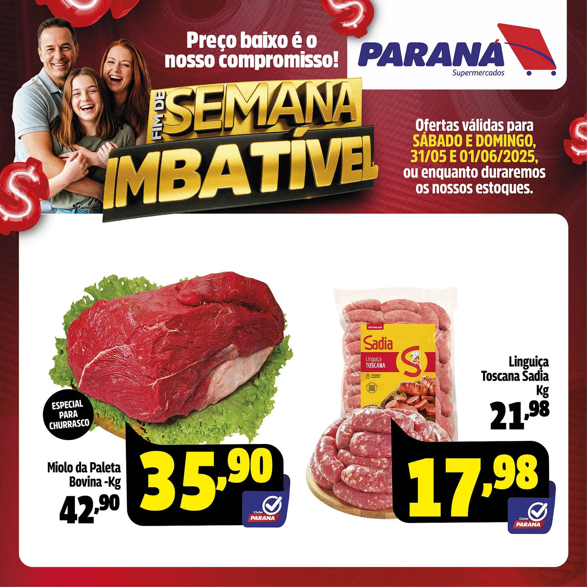 Encarte de Catálogo Supermercado Paraná 31 de maio até 1 de junho 2025 - Pagina 1