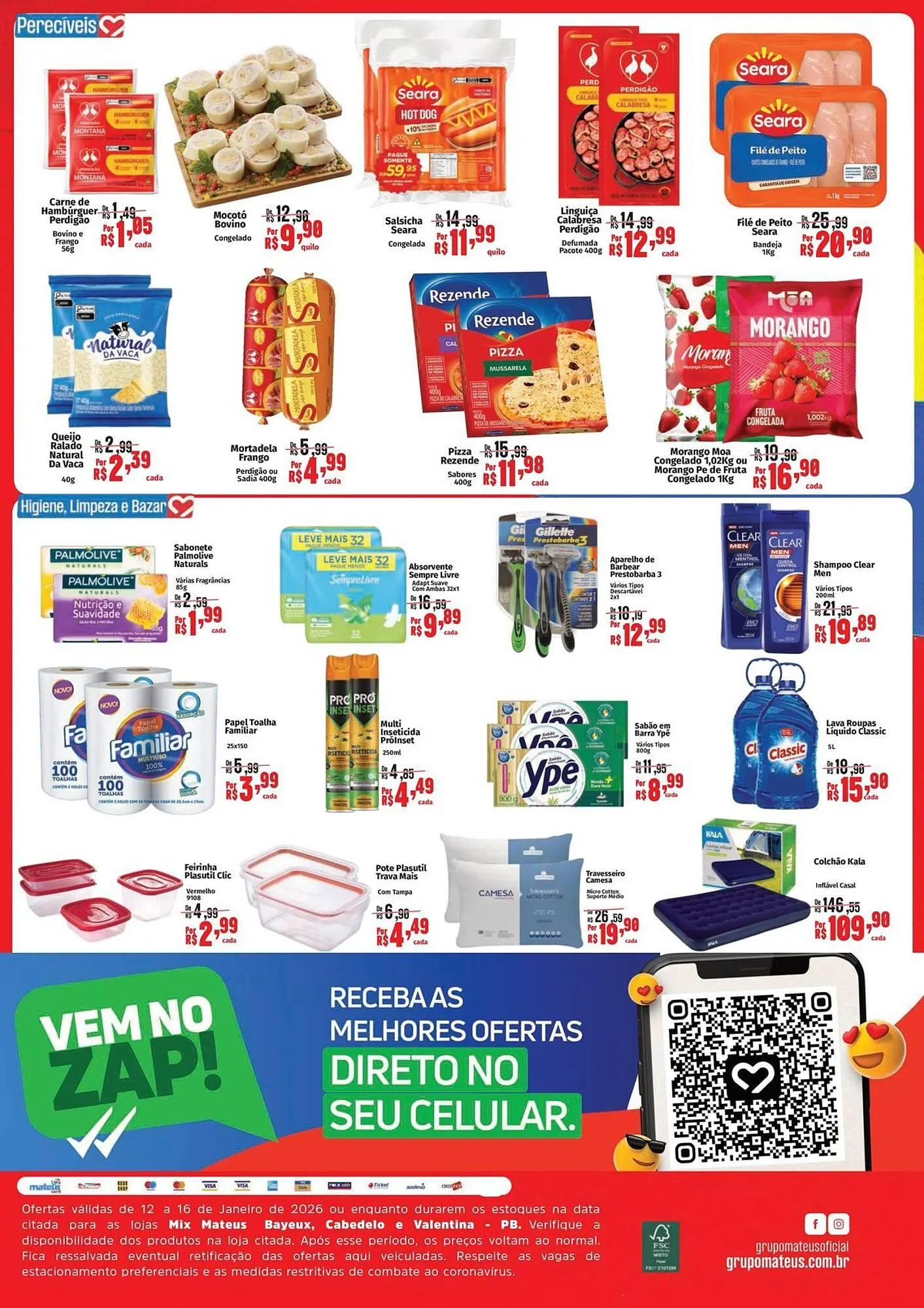 Encarte de Catálogo Supermercados Mateus 12 de janeiro até 16 de janeiro 2026 - Pagina 2